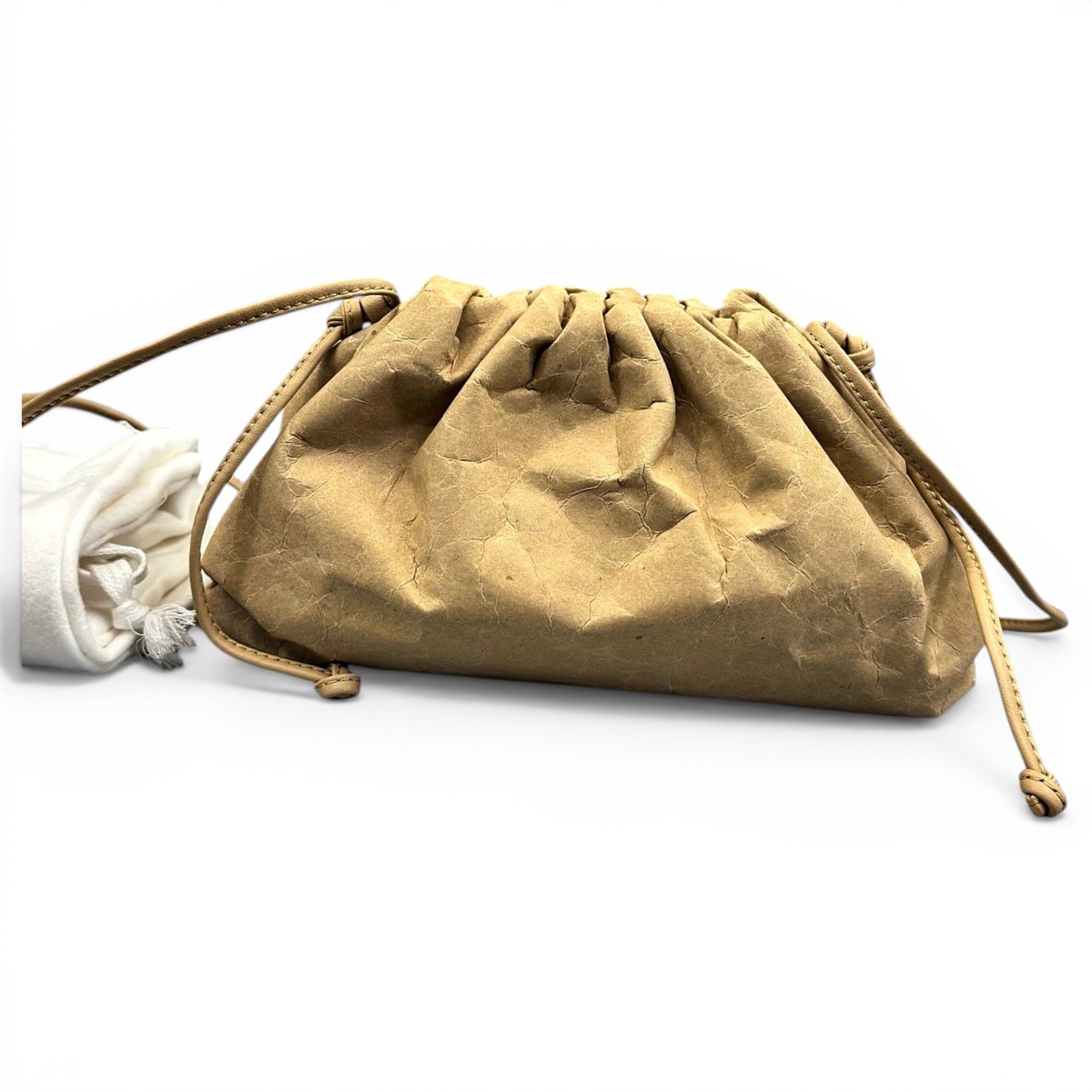 Pouch leather handbag