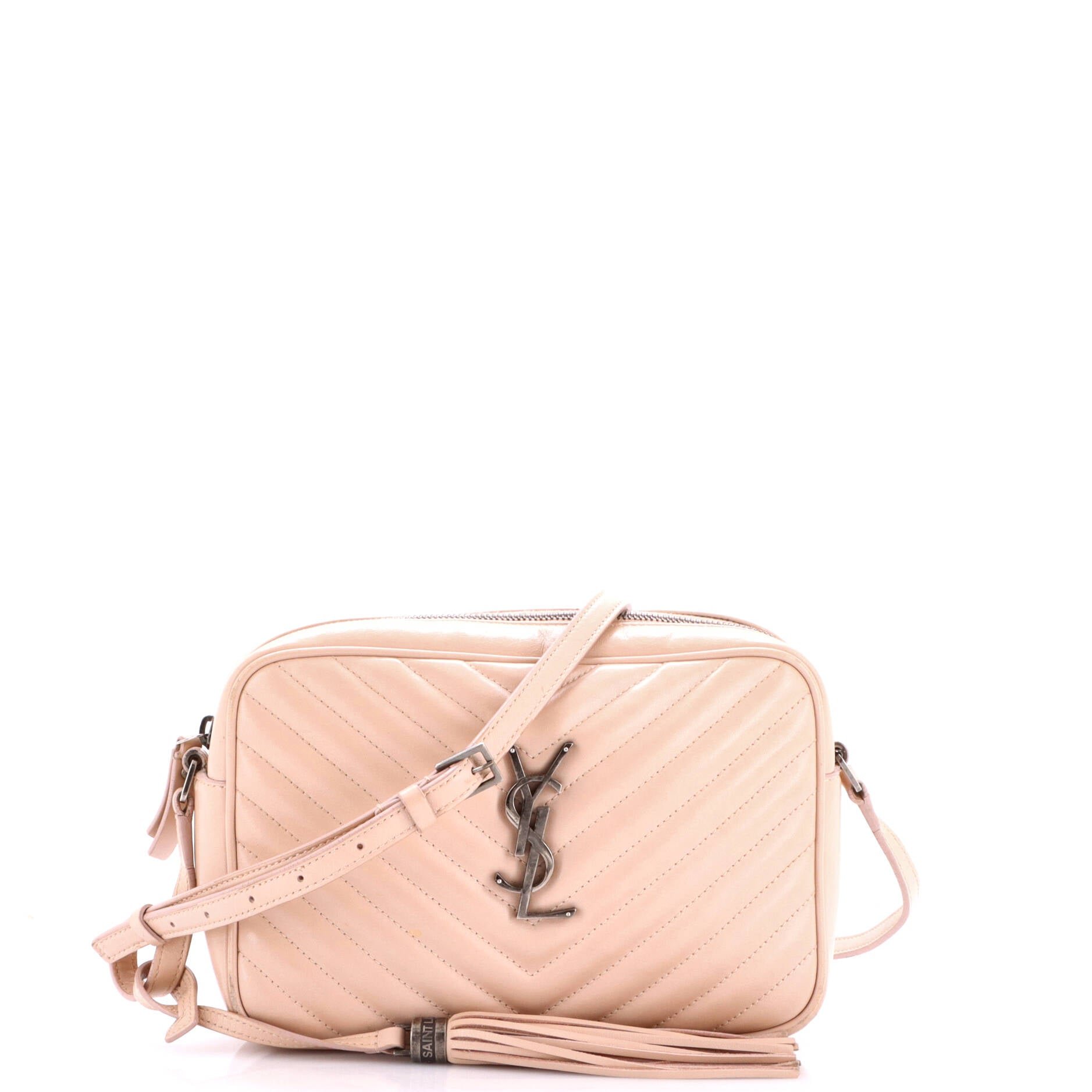 Lou Camera Bag Matelasse Chevron Patent Small