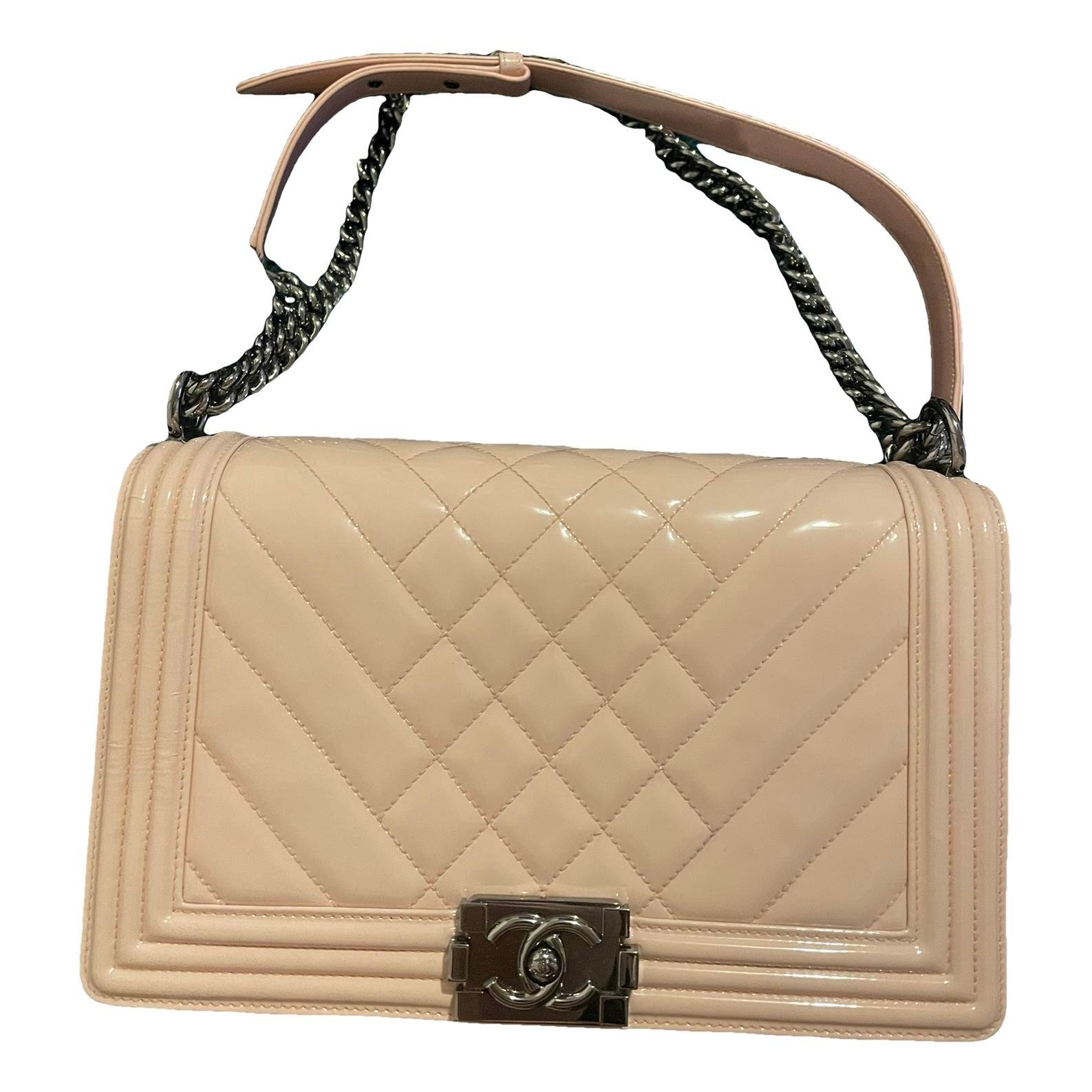 Boy patent leather handbag
