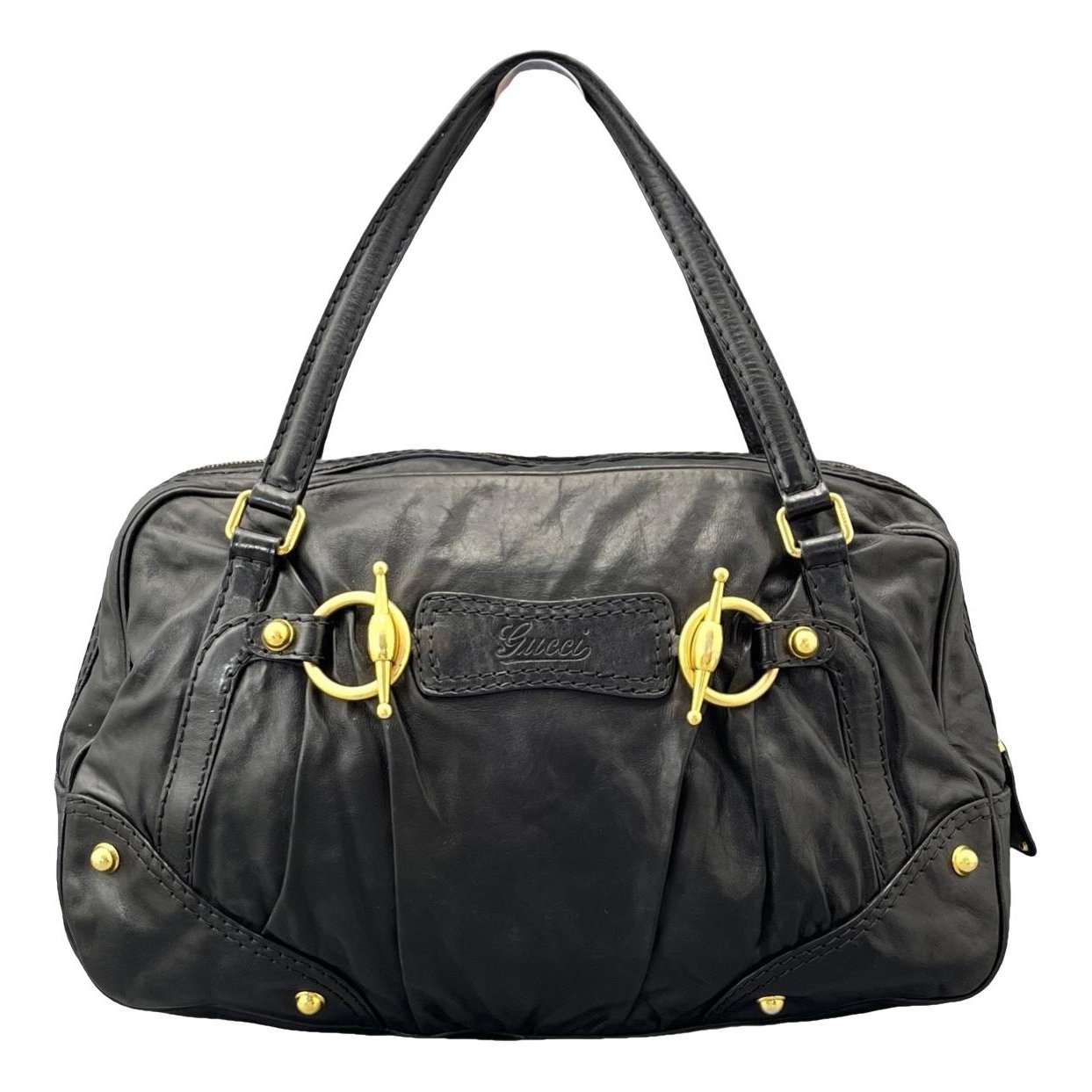 Jockey leather handbag