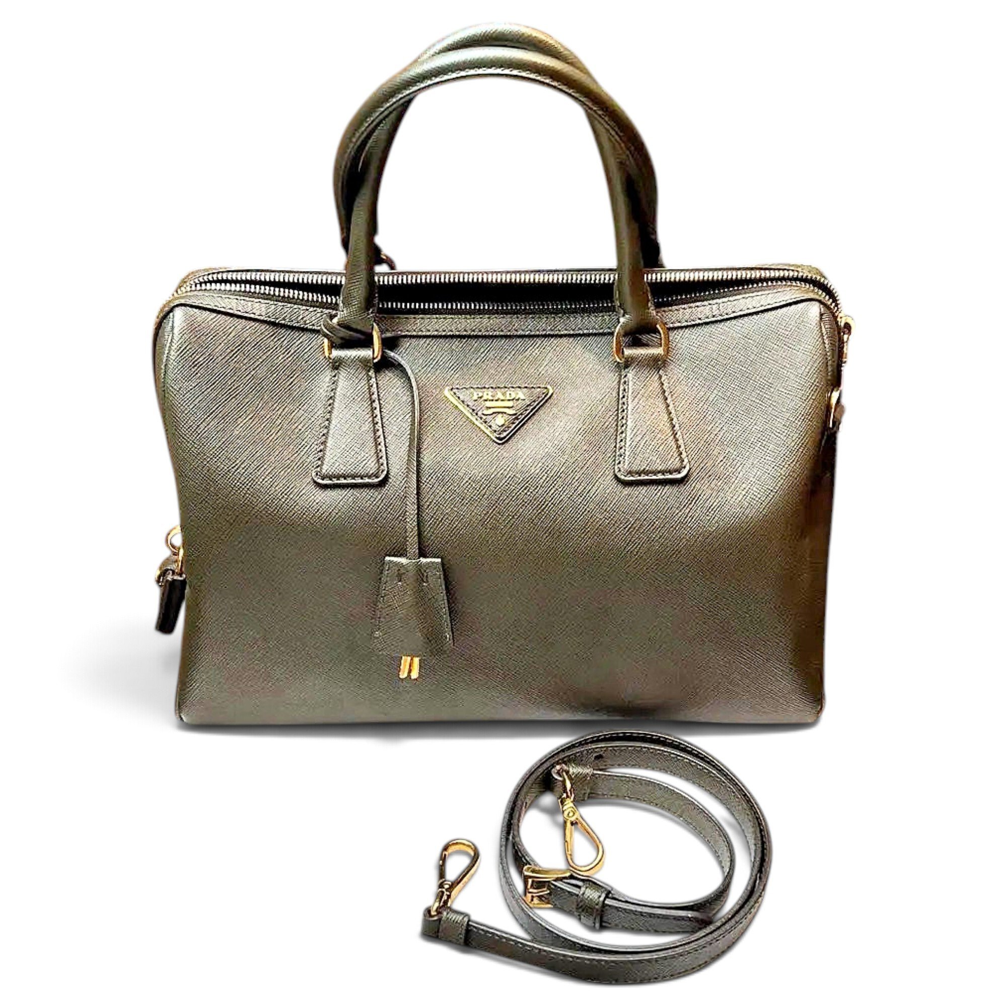 Leather handbag