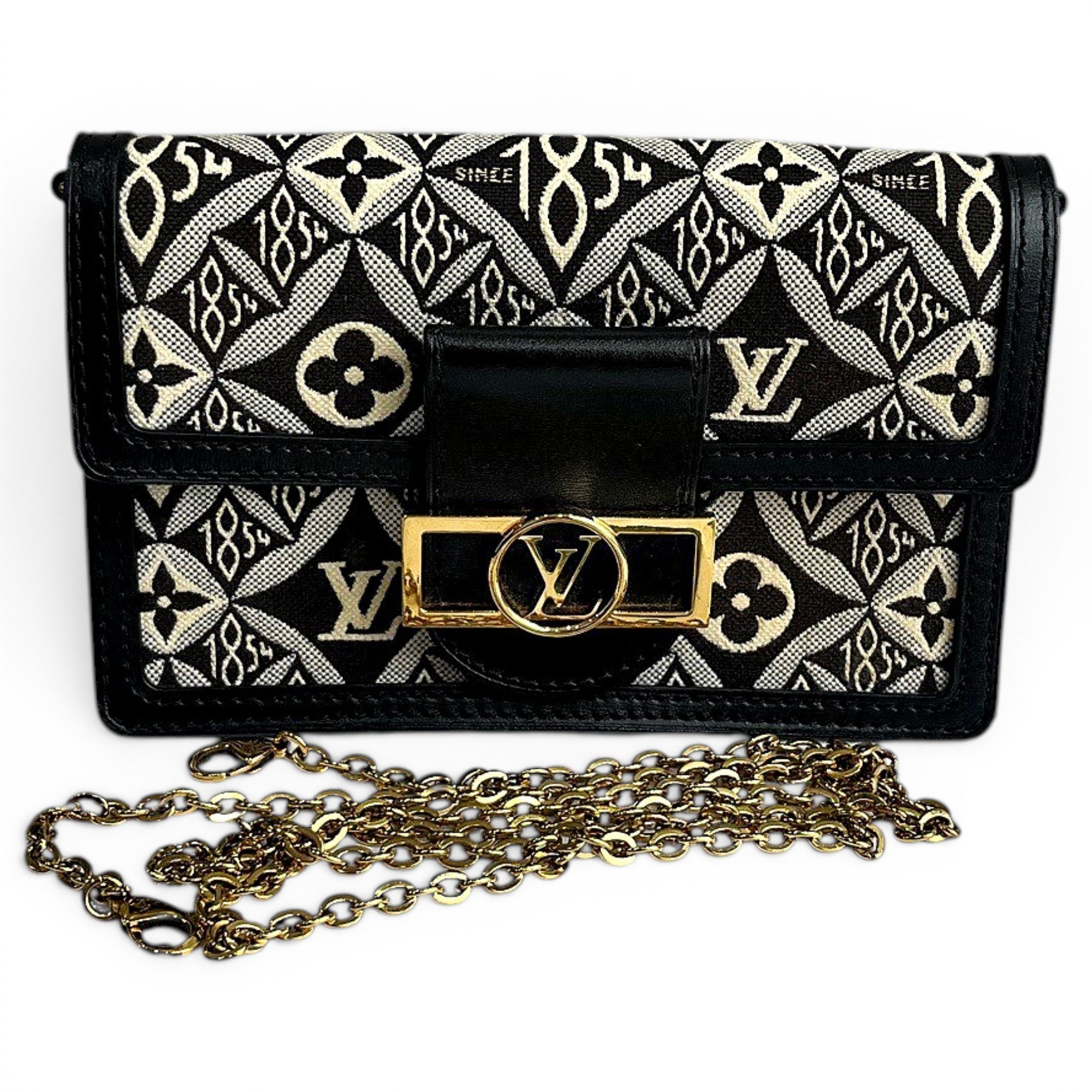 Dauphine Chain Wallet cloth handbag
