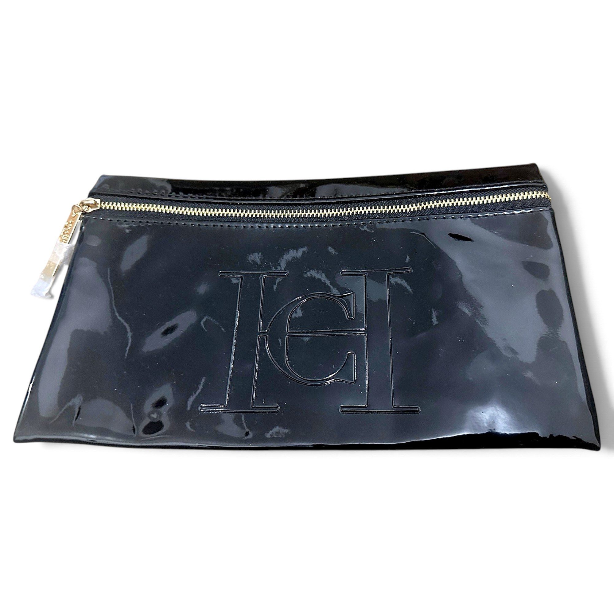 Patent leather clutch bag