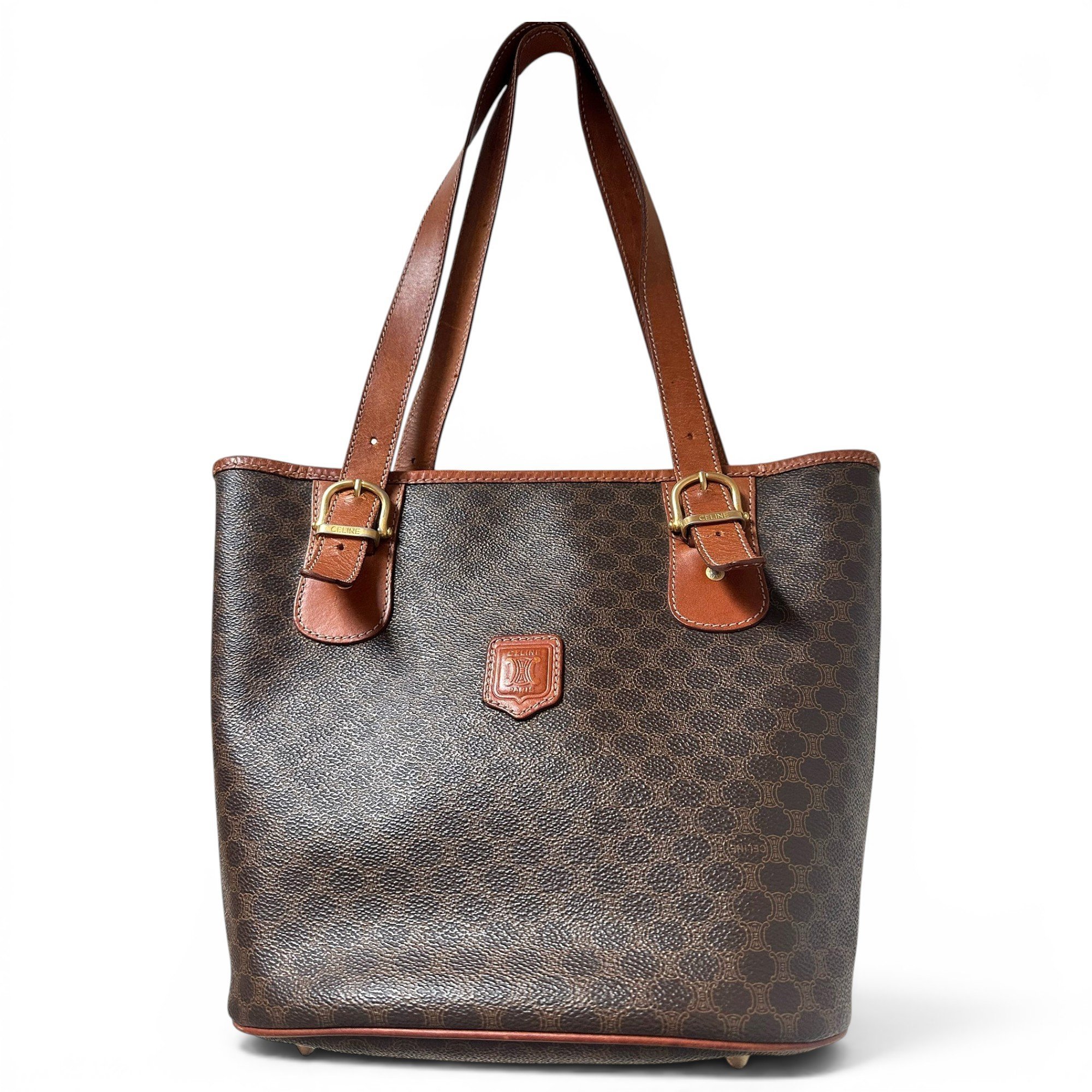 Leather tote
