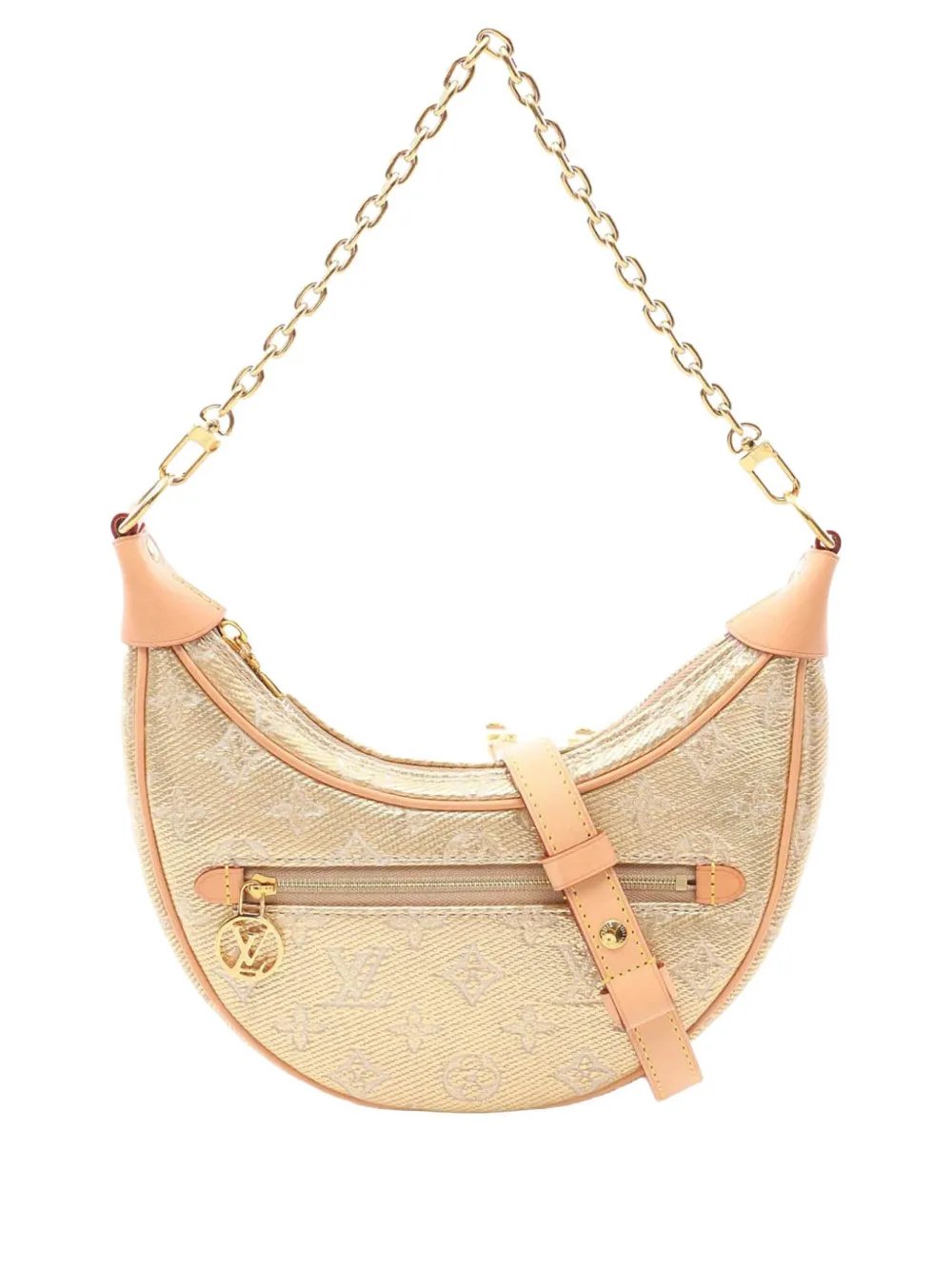 2000-2026 Monogram Jacquard Denim Loop PM satchel