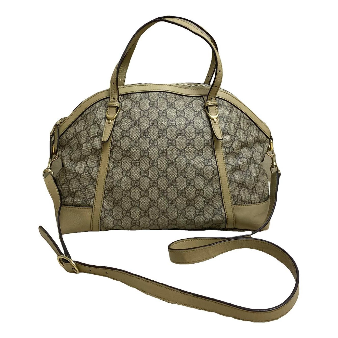 Dôme leather handbag