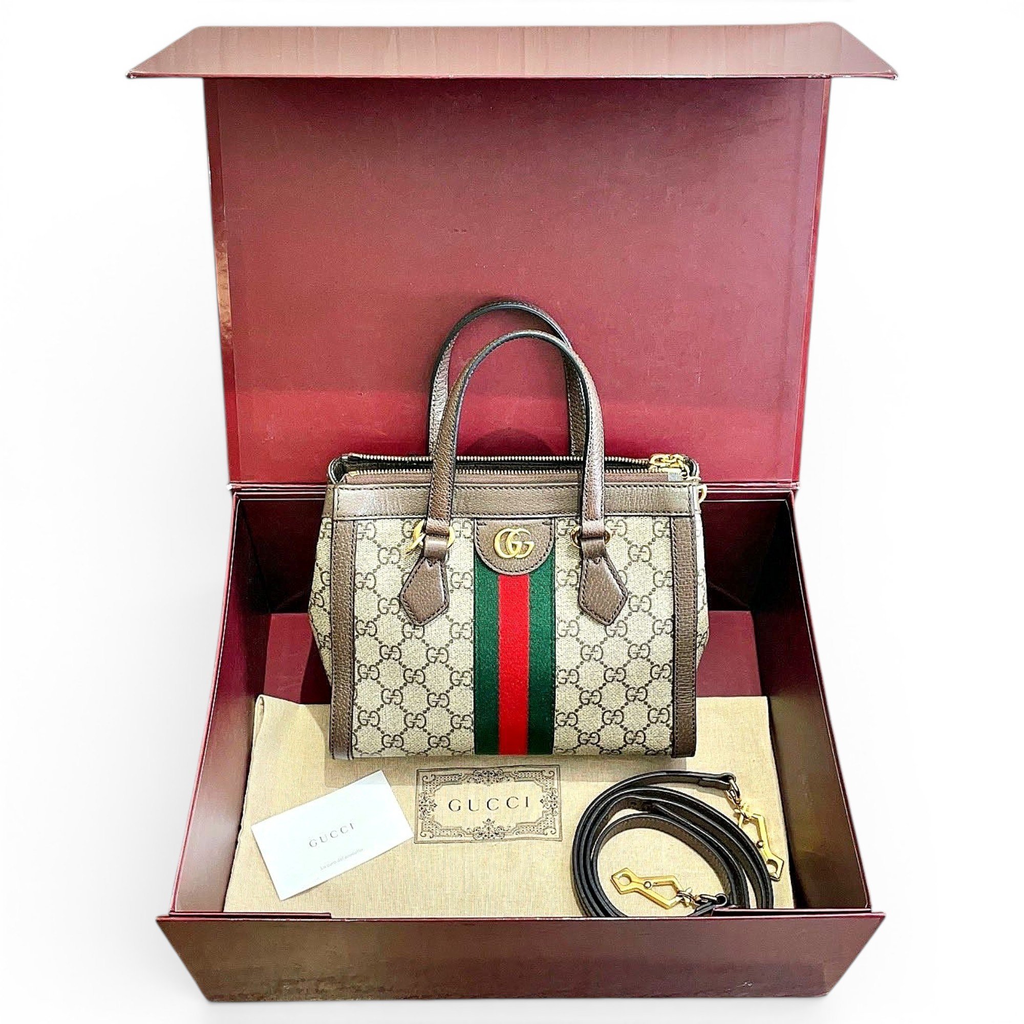 Leather tote
