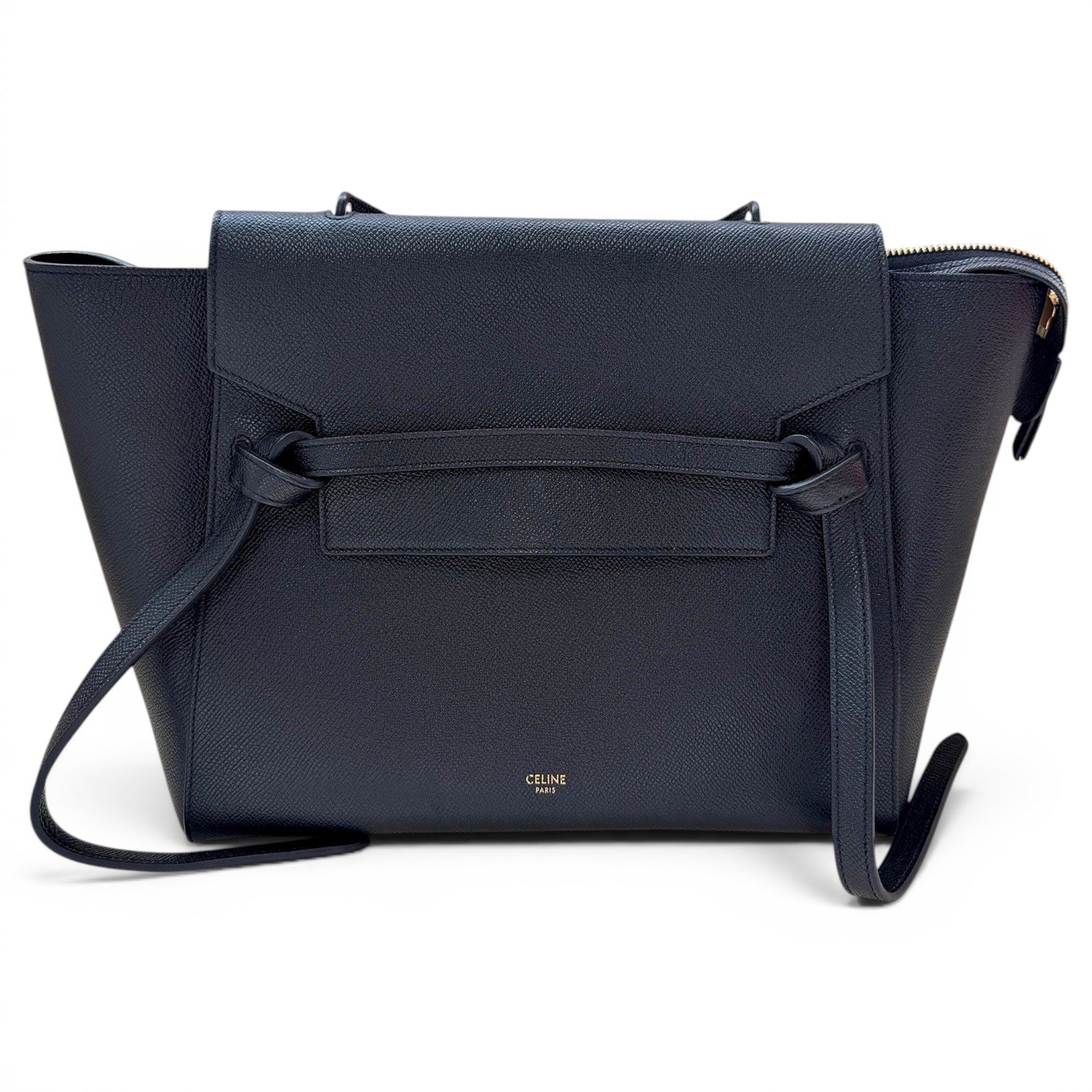 Belt leather handbag