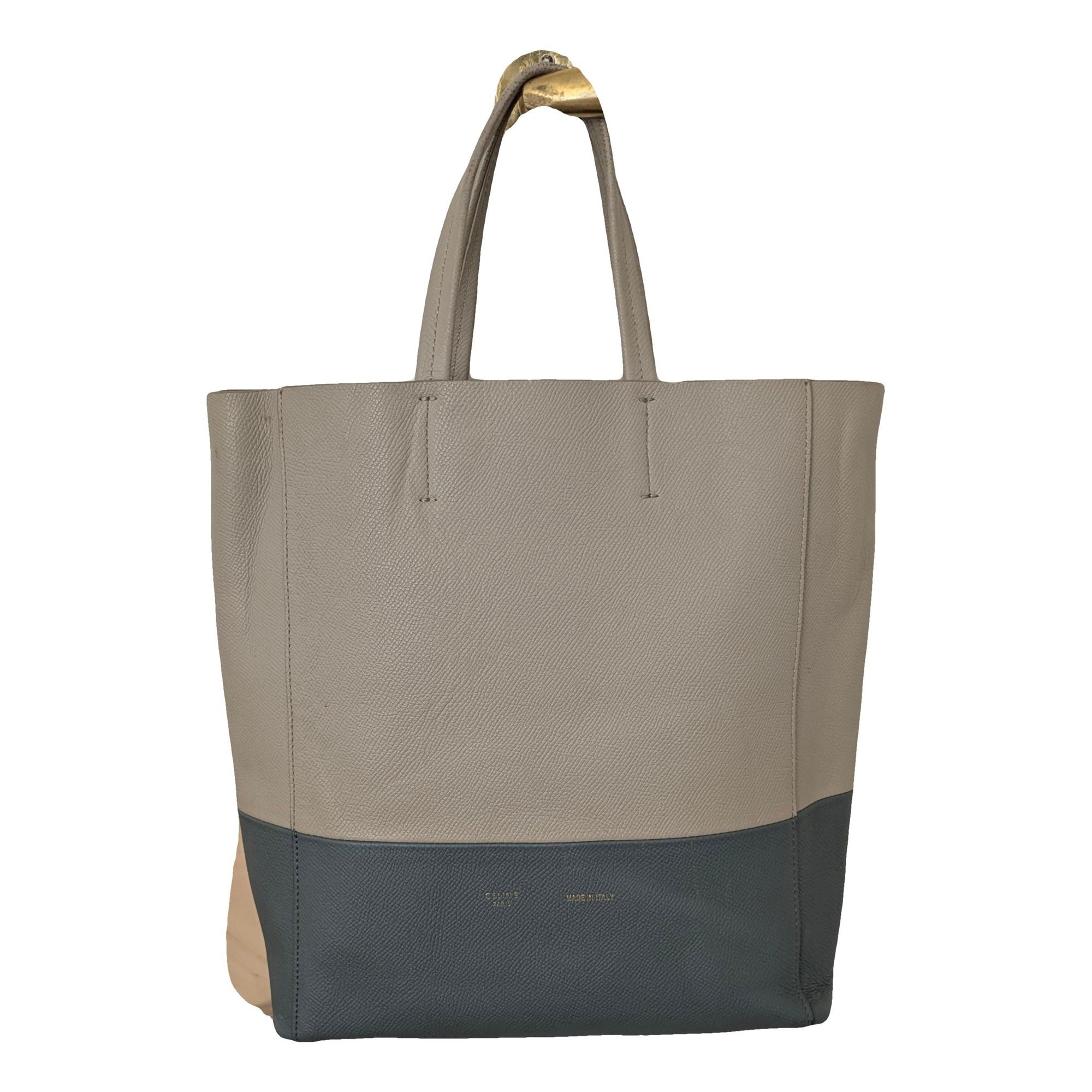 Cabas leather handbag