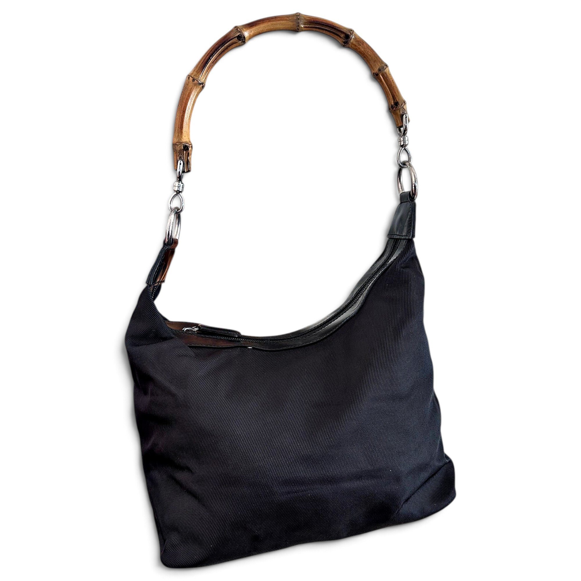 Bamboo Top Handle cloth handbag