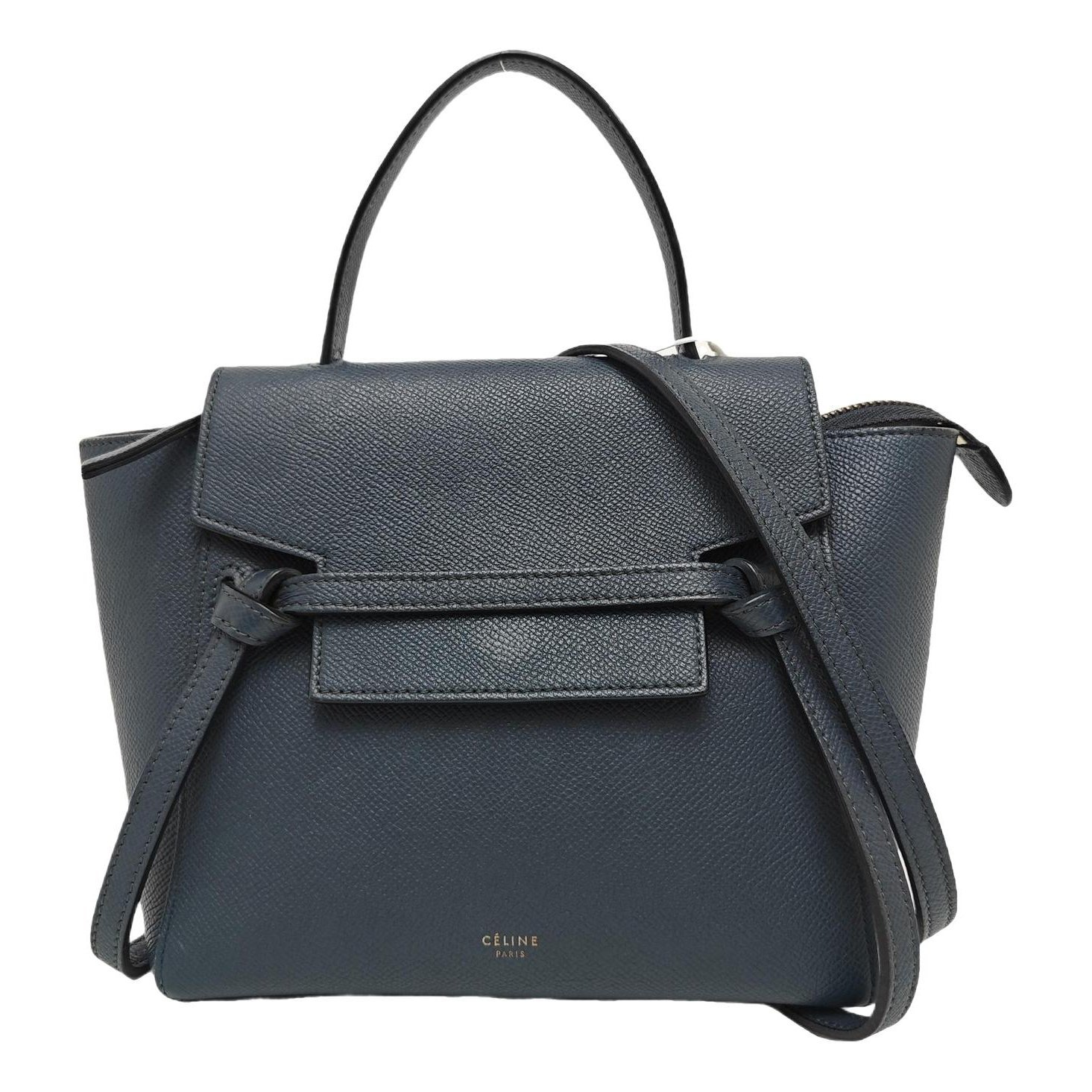 Belt leather handbag