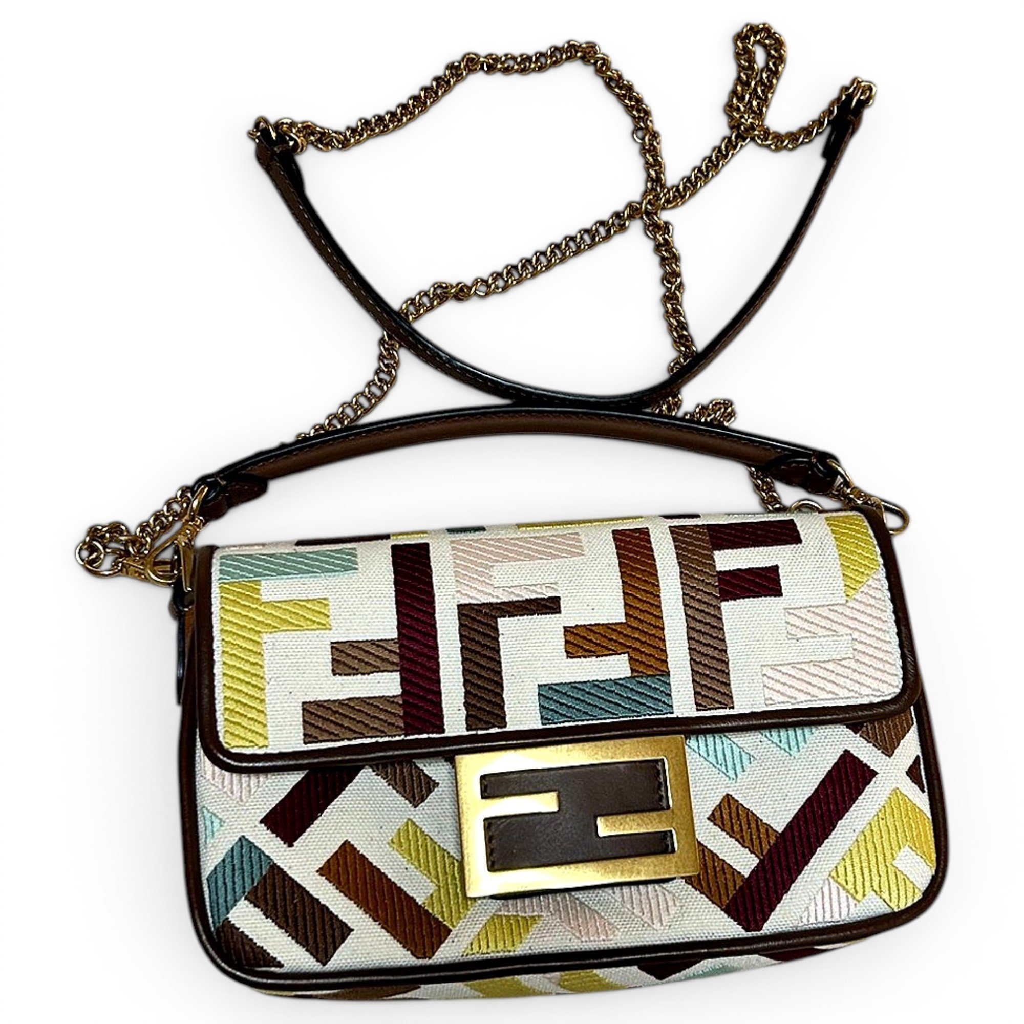 Baguette Chain Midi crossbody bag