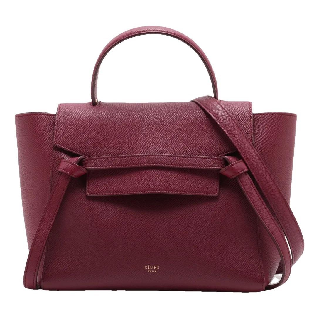 Belt leather handbag