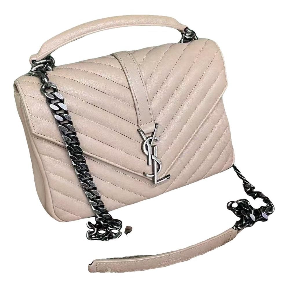 Collége monogramme leather handbag