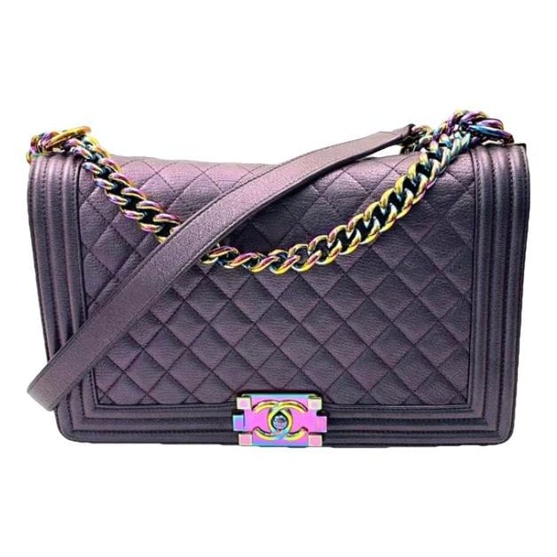 Boy leather crossbody bag