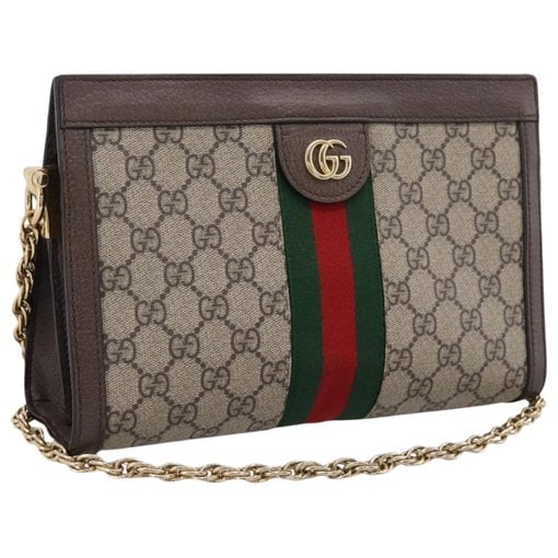 Ophidia Chain vinyl handbag