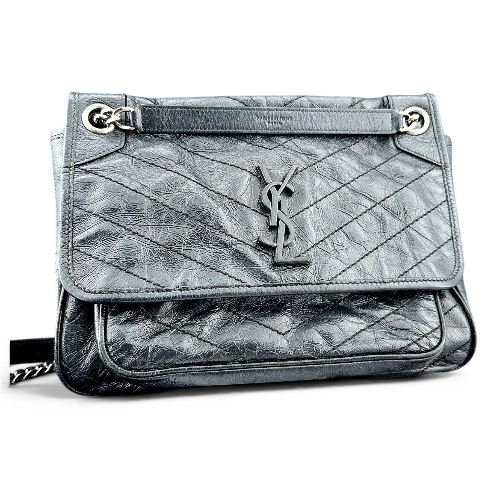 Niki leather crossbody bag