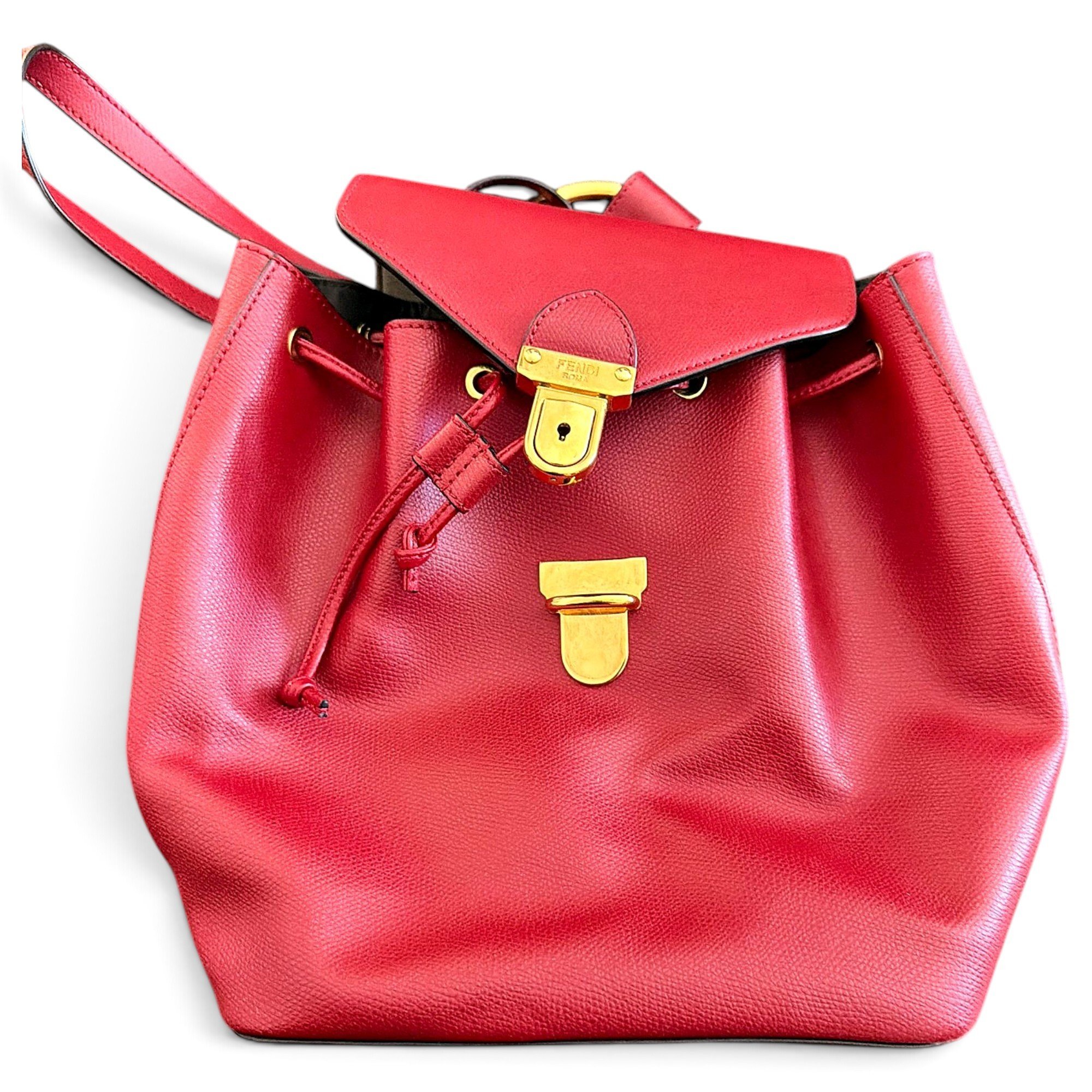 Back to school leather backpack