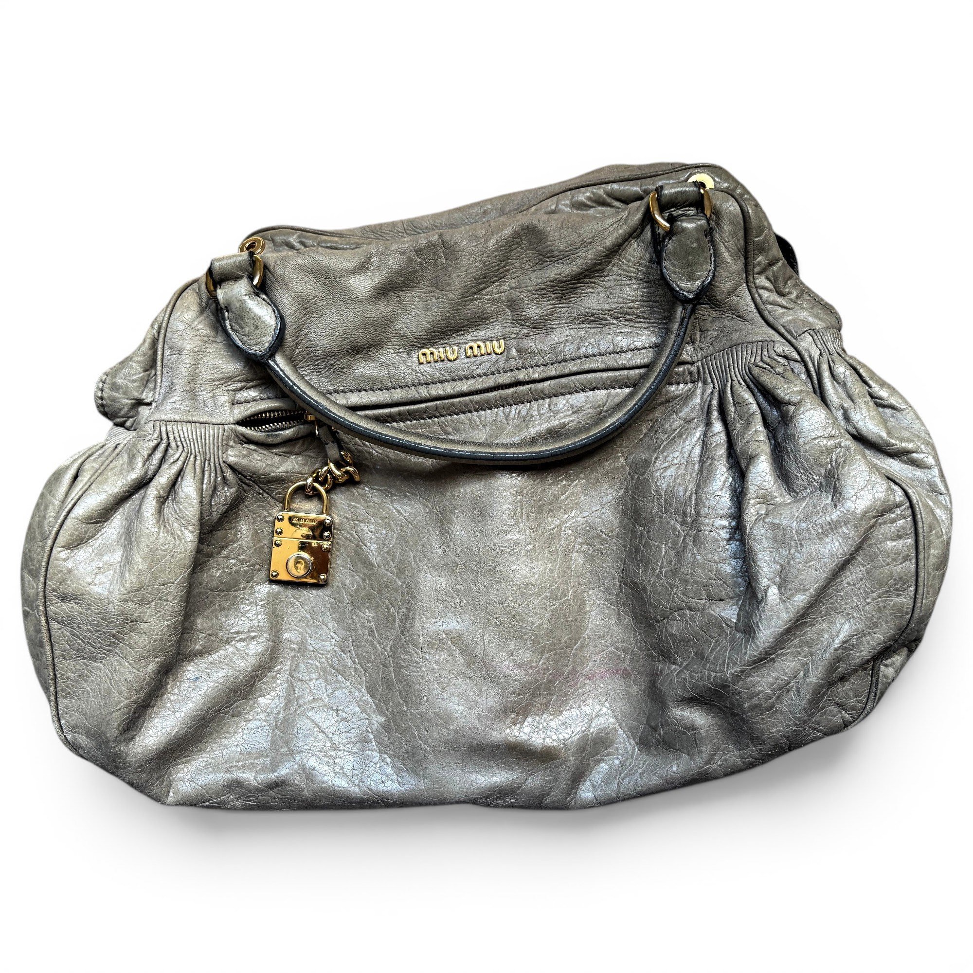 Leather handbag