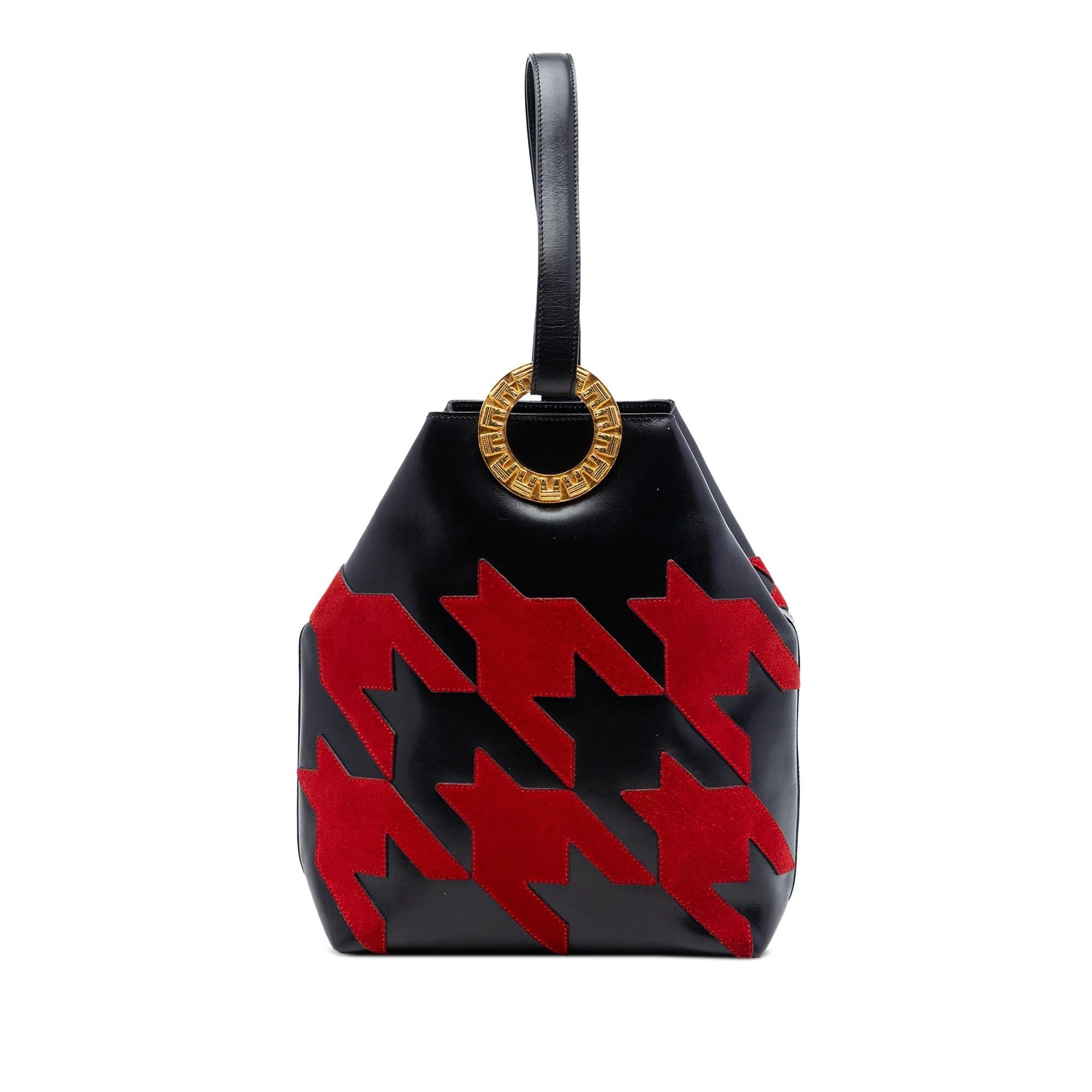 Triomphe pony-style calfskin handbag