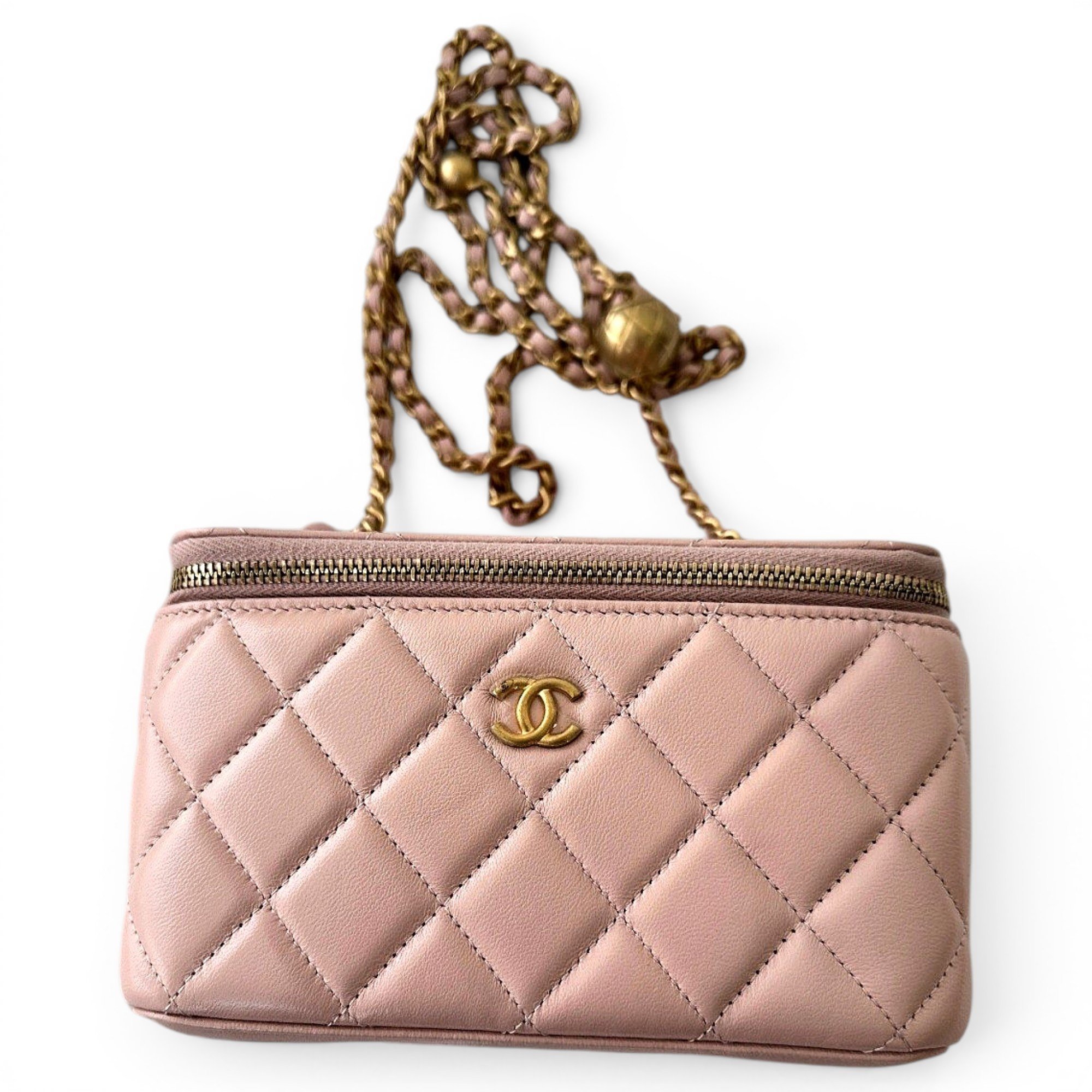Vanity leather mini bag