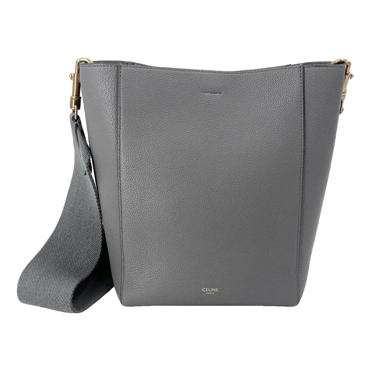 Seau Sangle leather tote