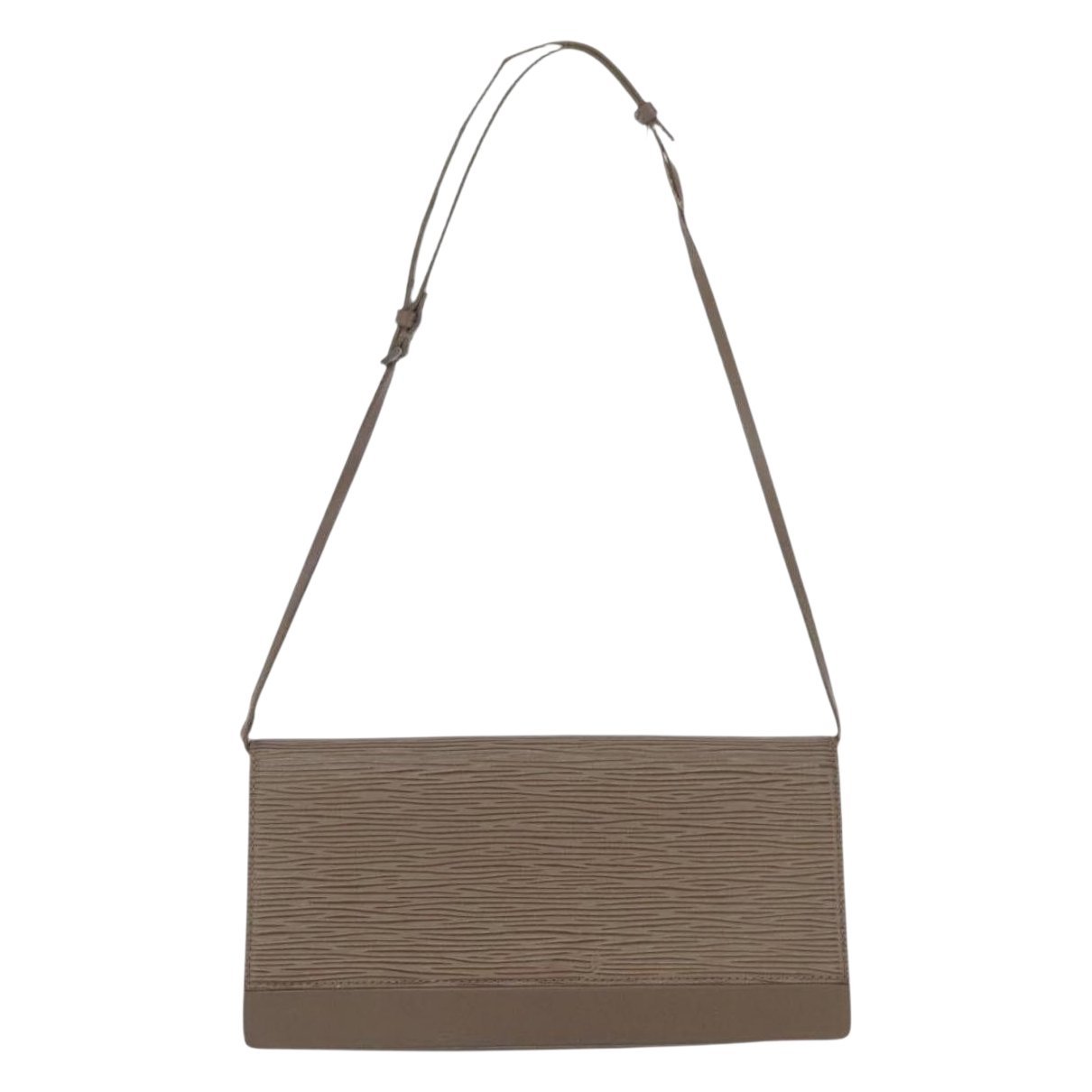 Honfleur leather clutch bag