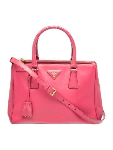 Saffiano Leather Galleria Double Zip Large