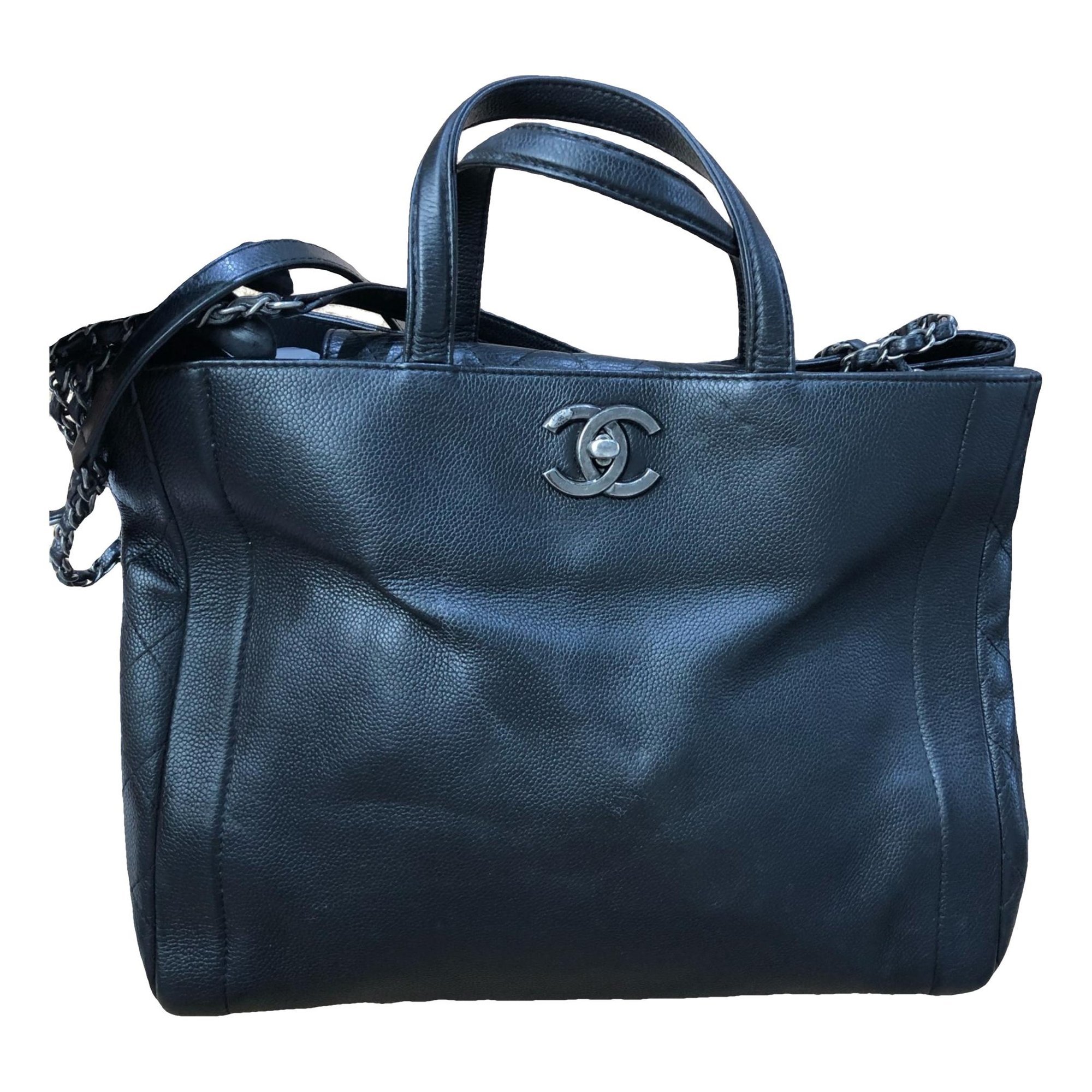Classic CC Shopping leather tote
