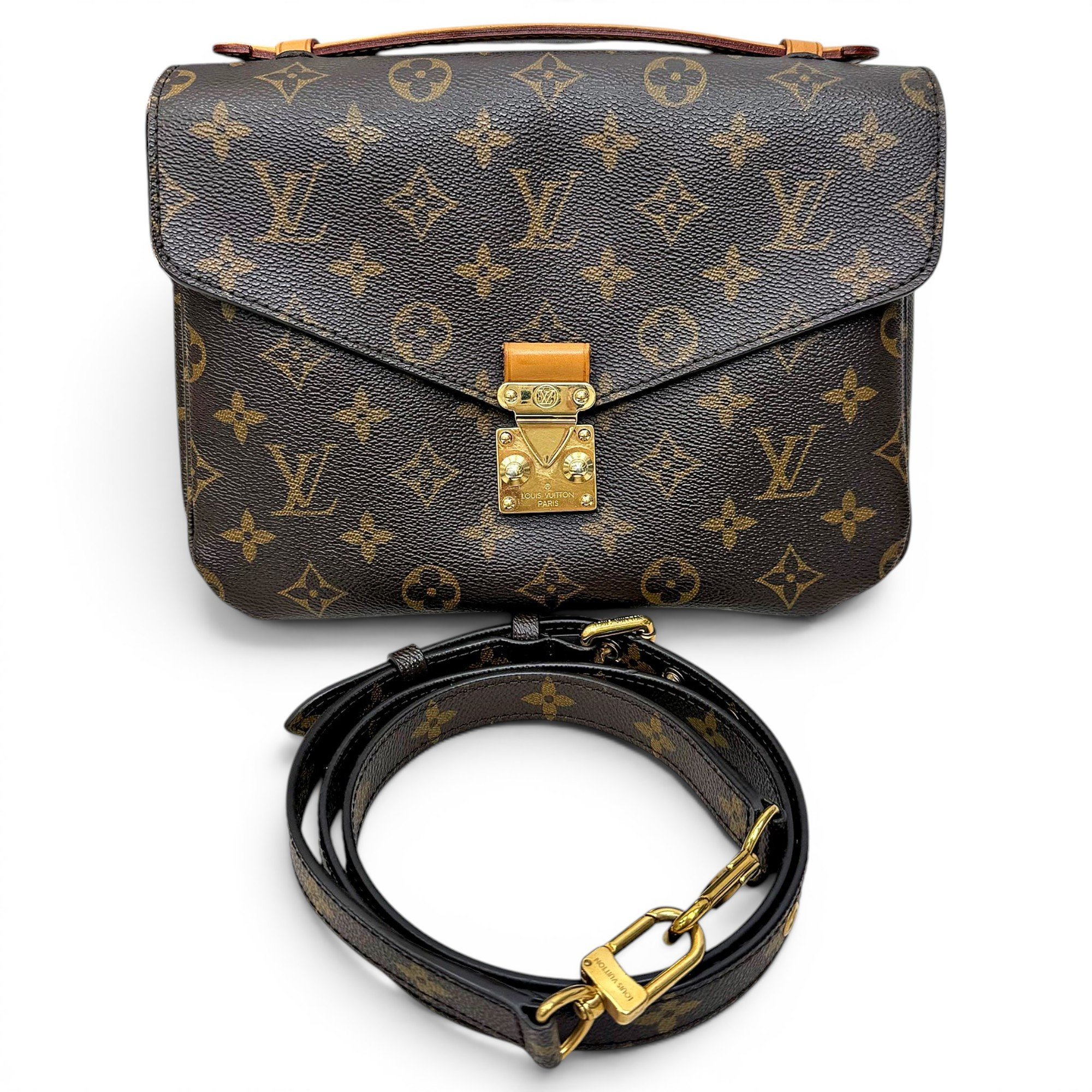 Metis leather handbag