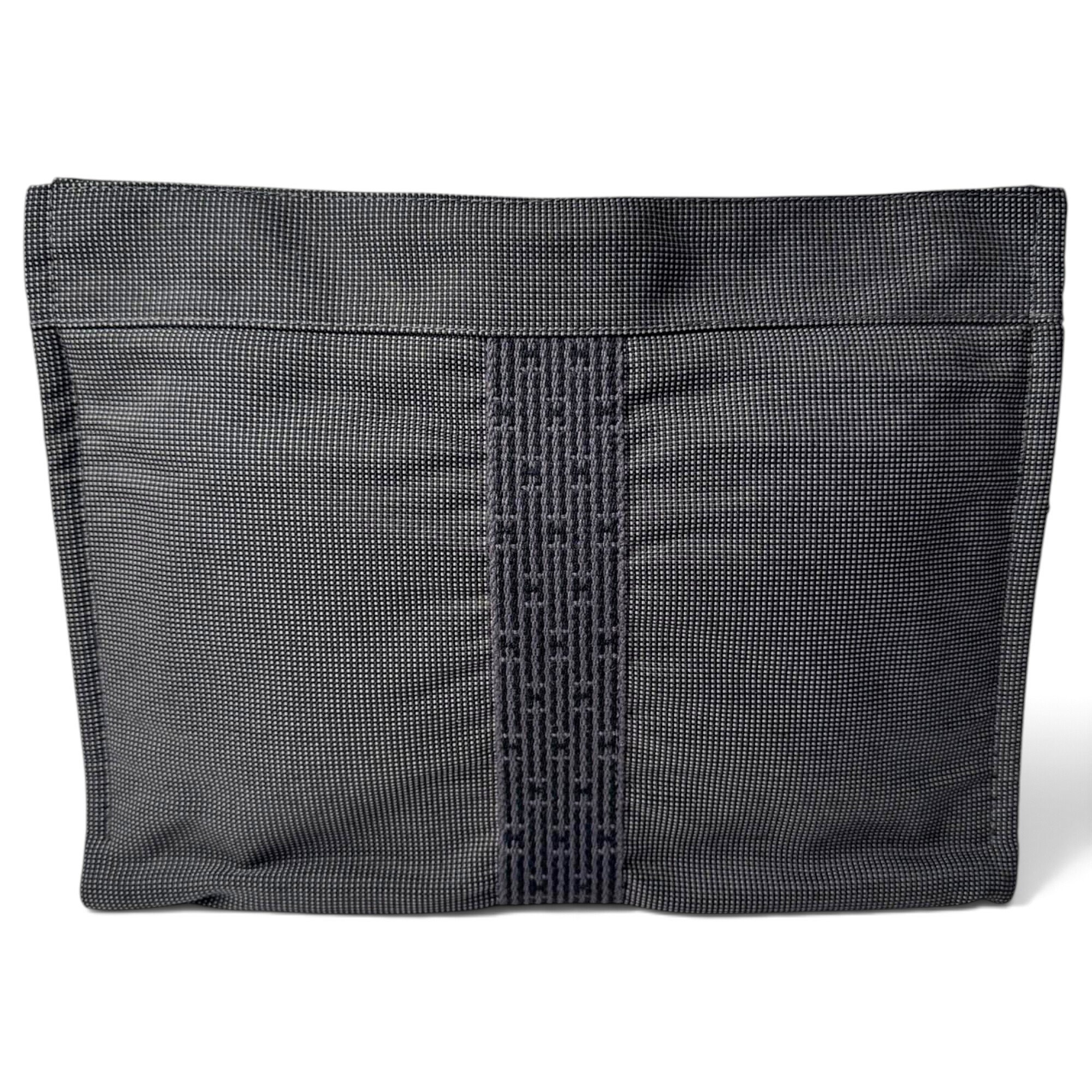 Leather clutch bag