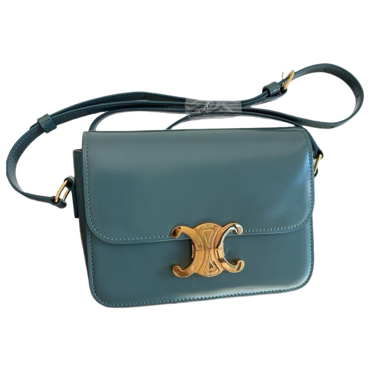 Triomphe leather handbag