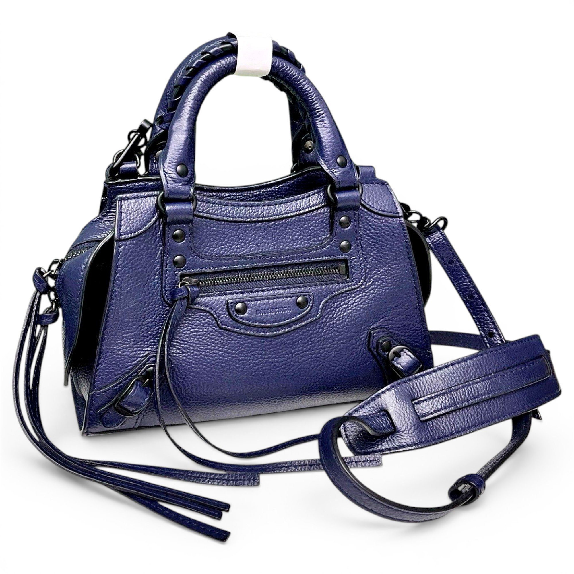 Balenciaga Classic Metalic leather handbag
