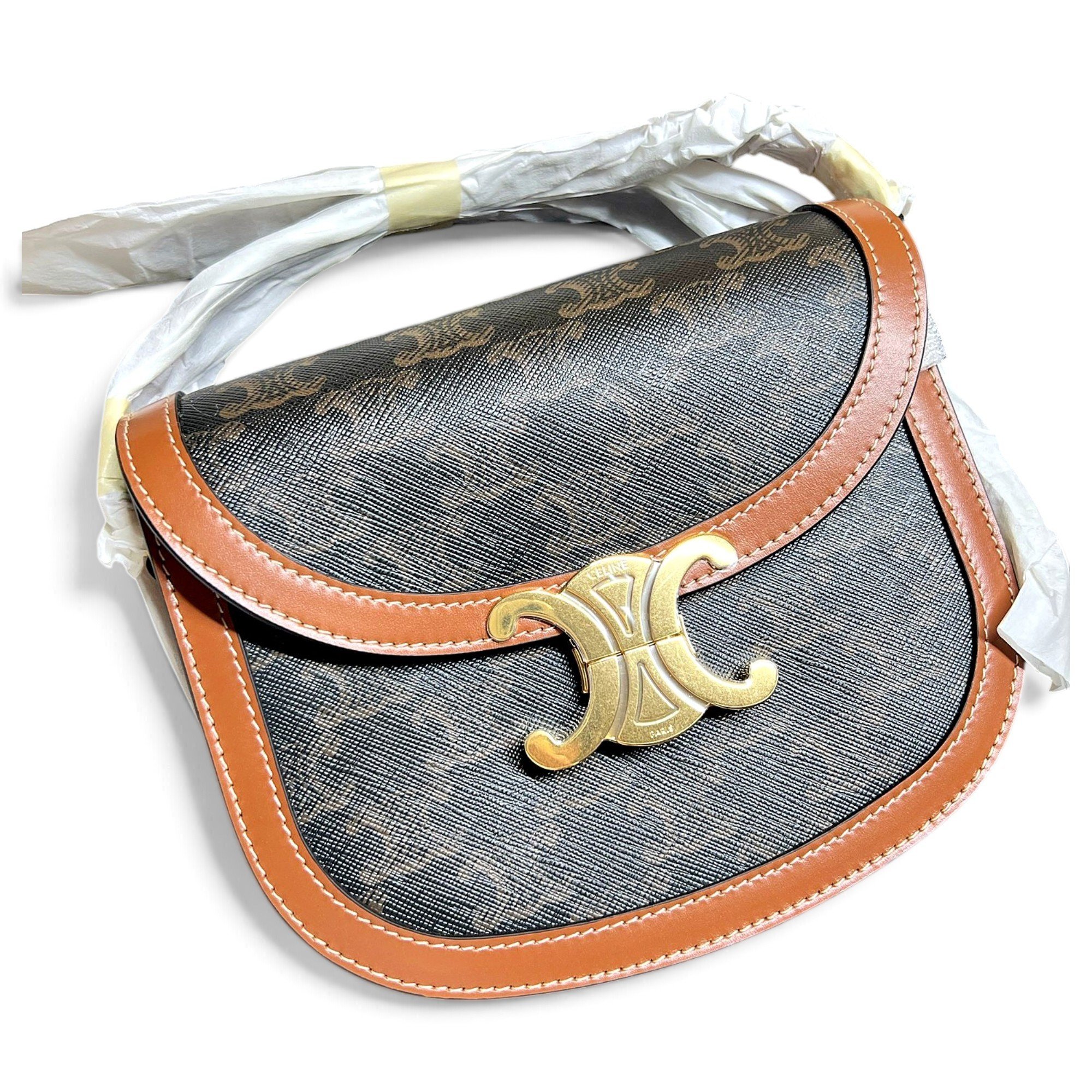 Clea leather handbag