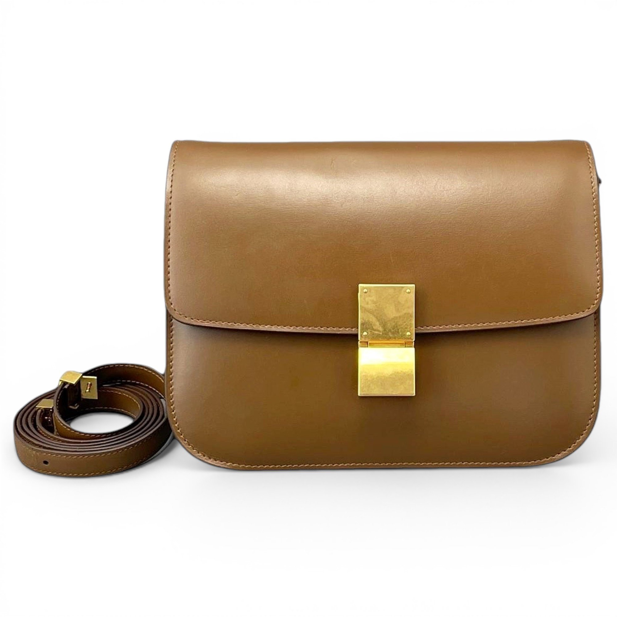 Classic leather handbag