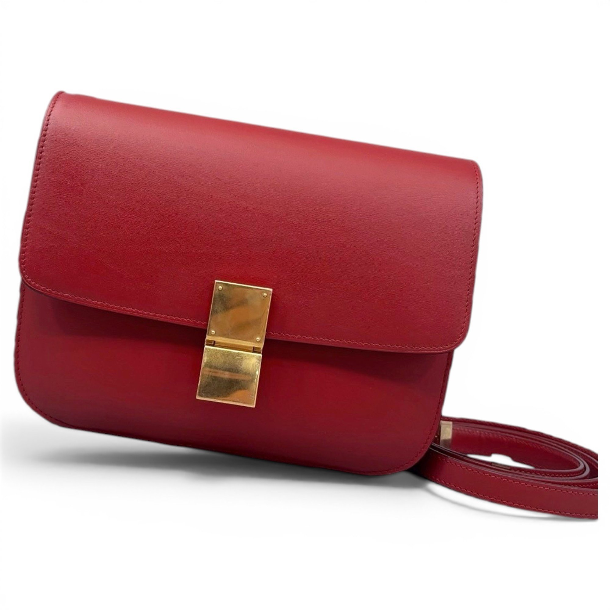Classic leather handbag