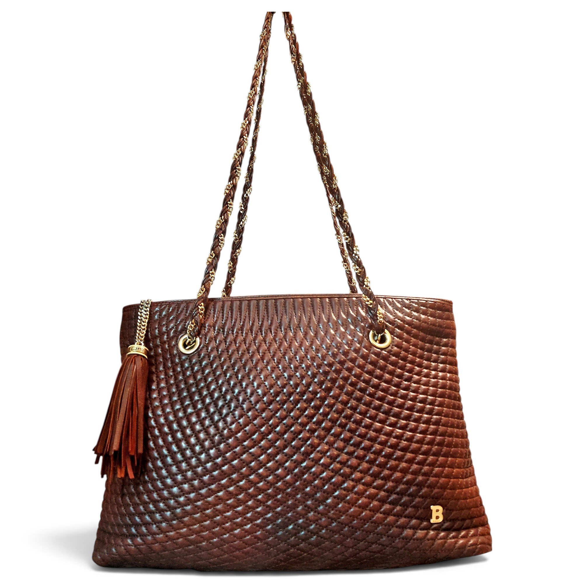 Leather tote
