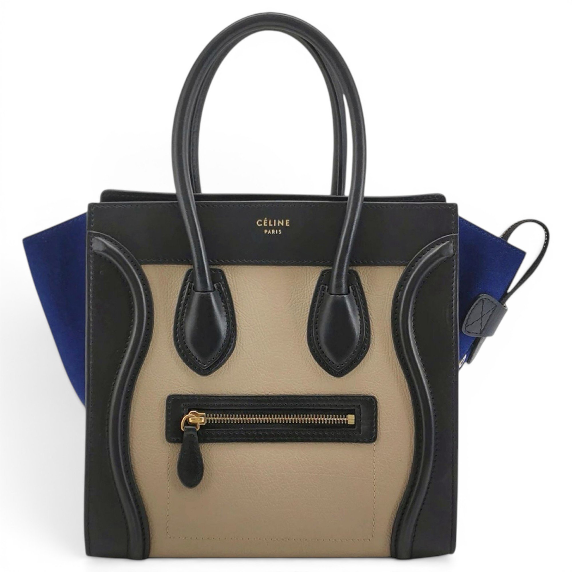 Luggage leather tote
