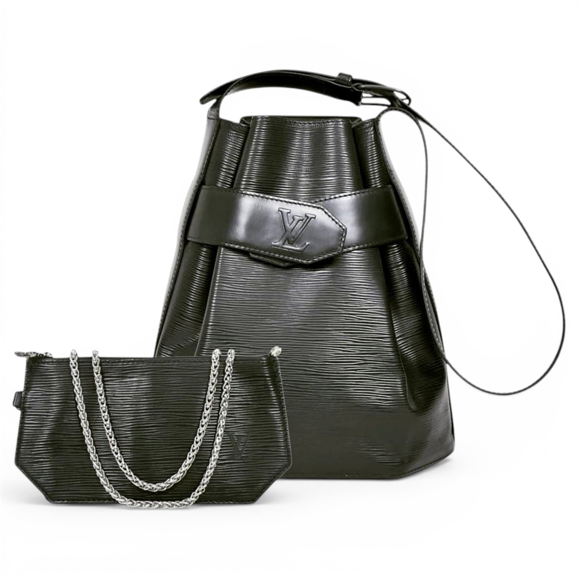 Sac d'épaule leather handbag