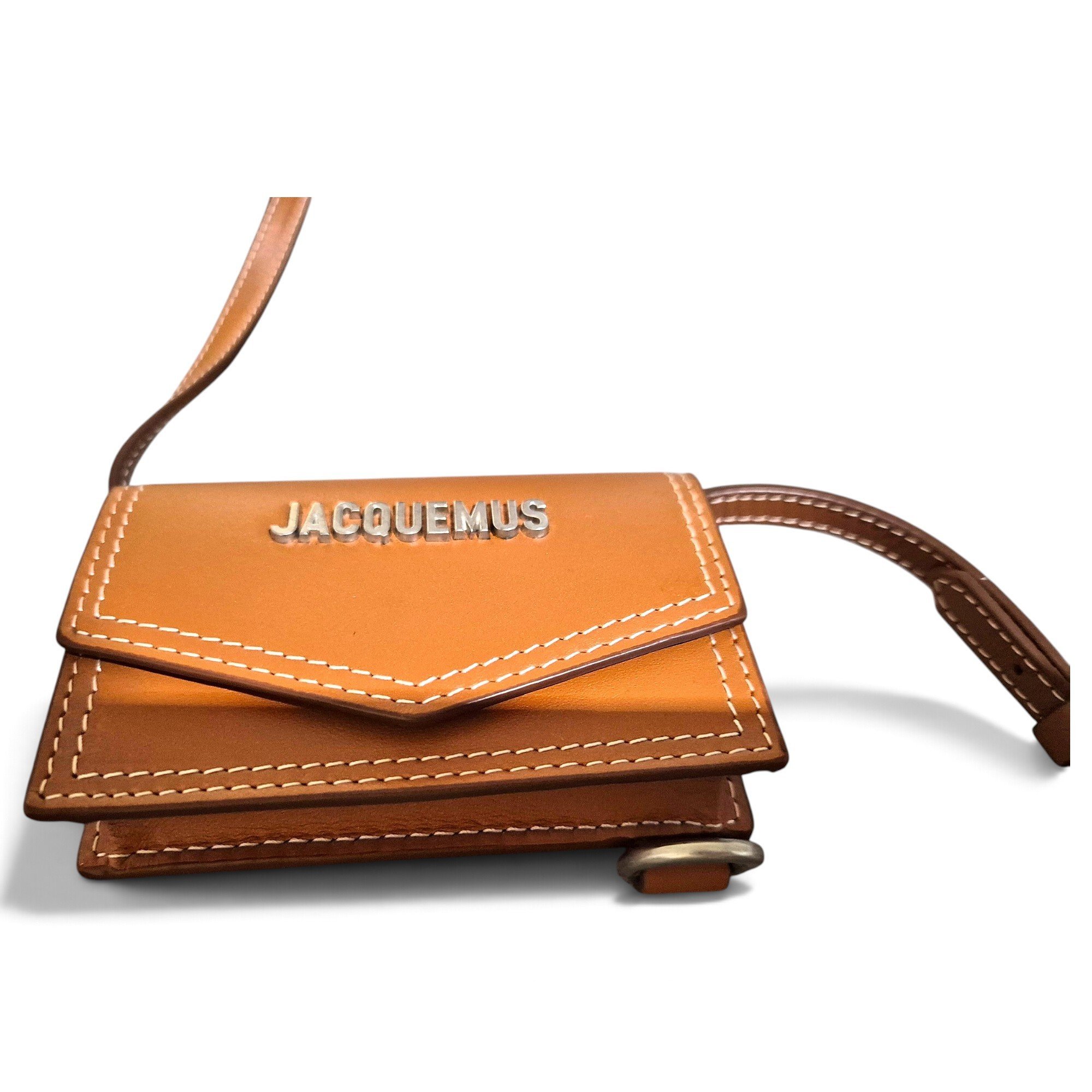 Leather clutch bag