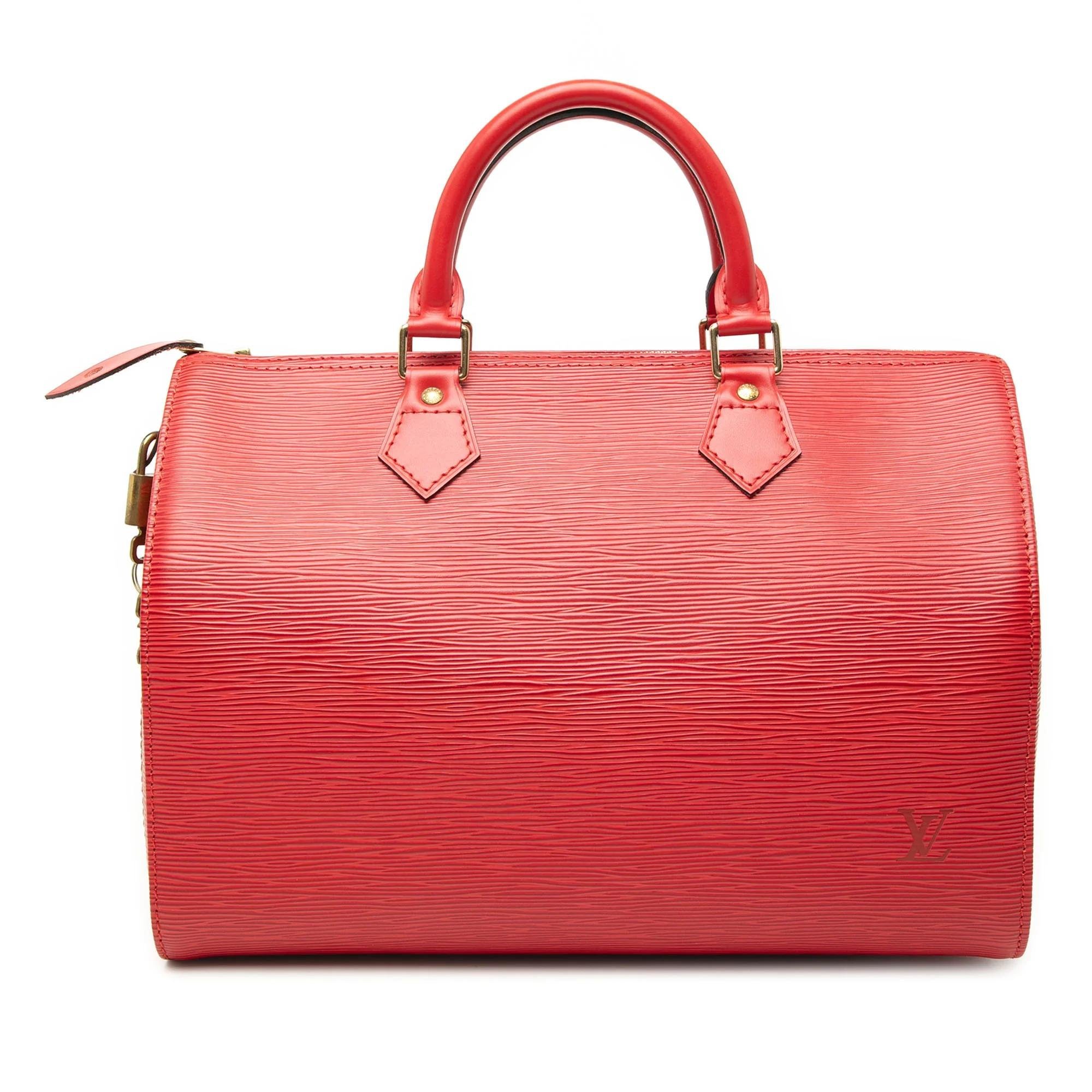 Speedy leather bag