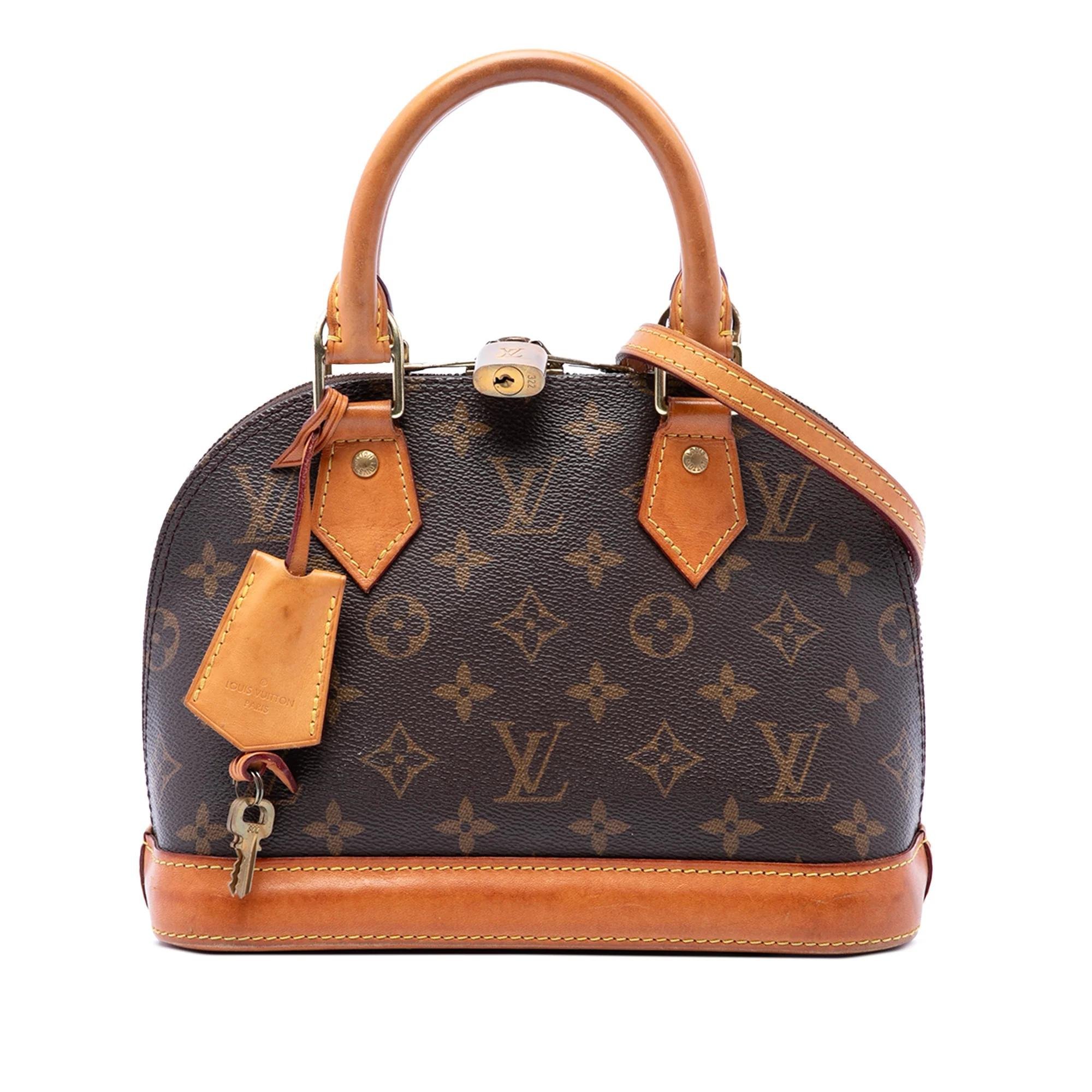 Alma leather handbag