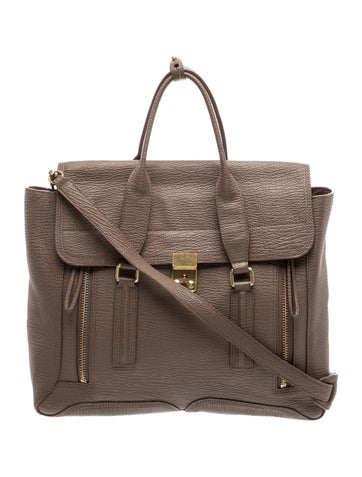 Leather Top Handle Bag