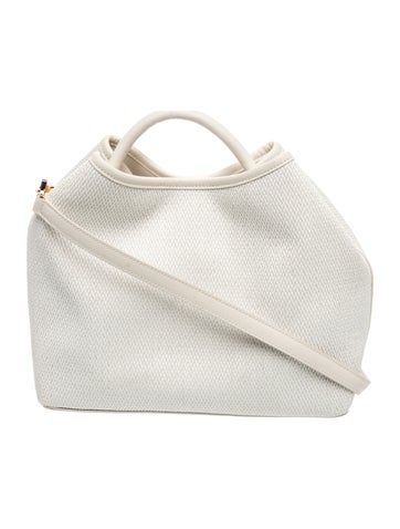 Raffia Top Handle Bag
