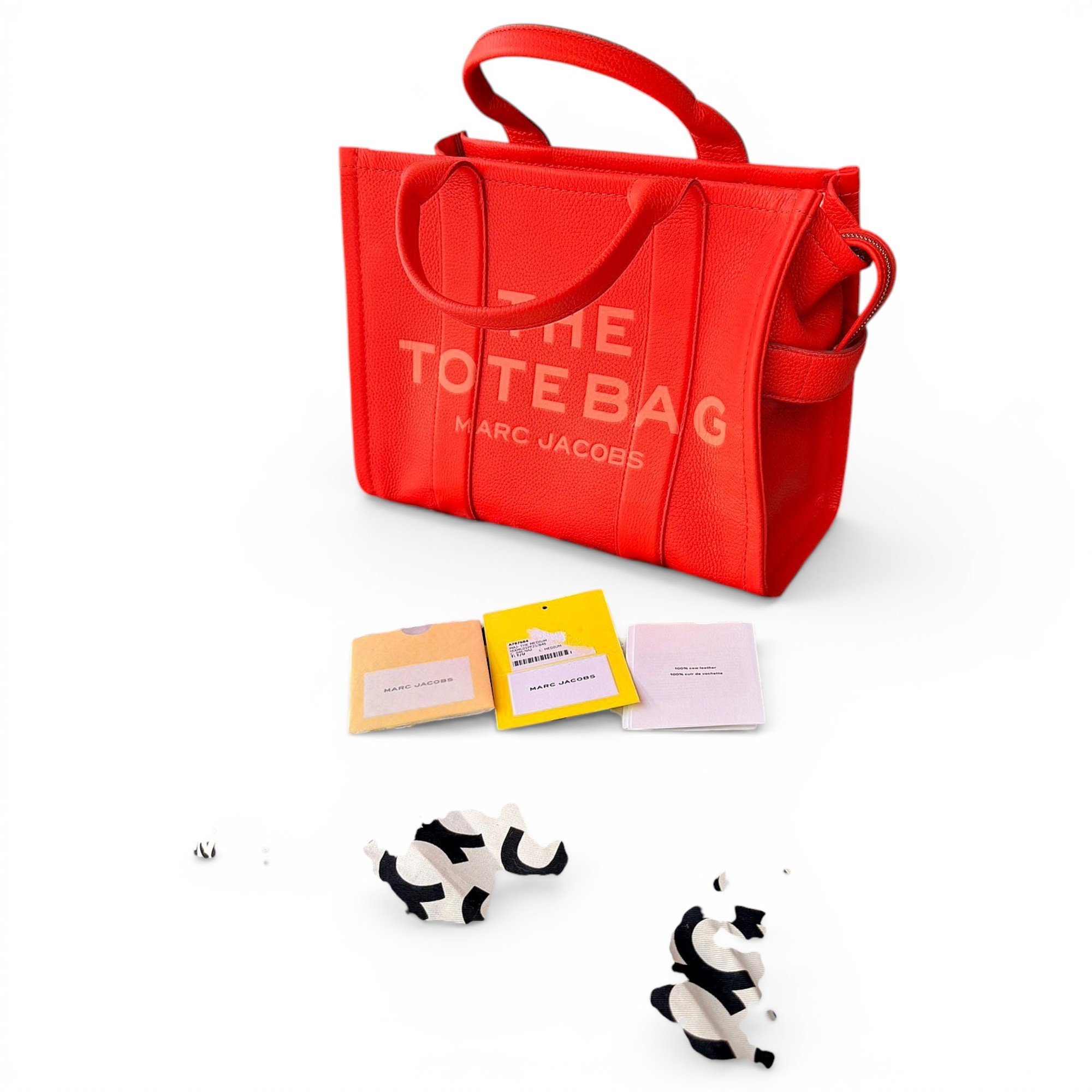 The Tag Tote leather tote