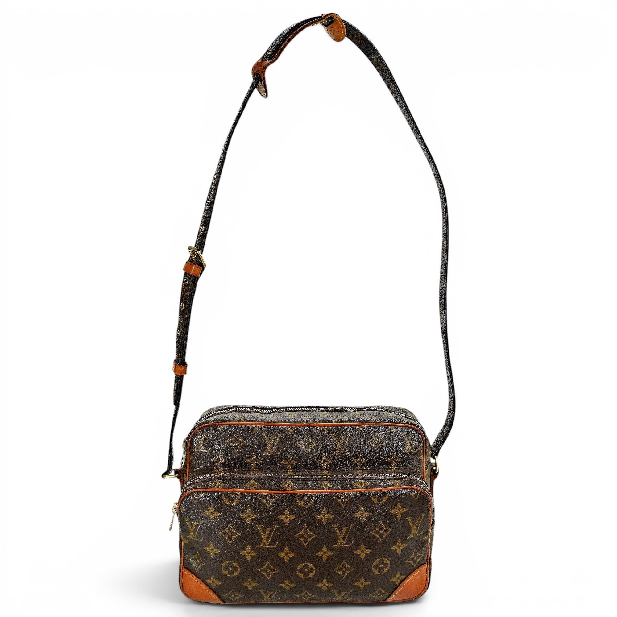 Nile leather crossbody bag