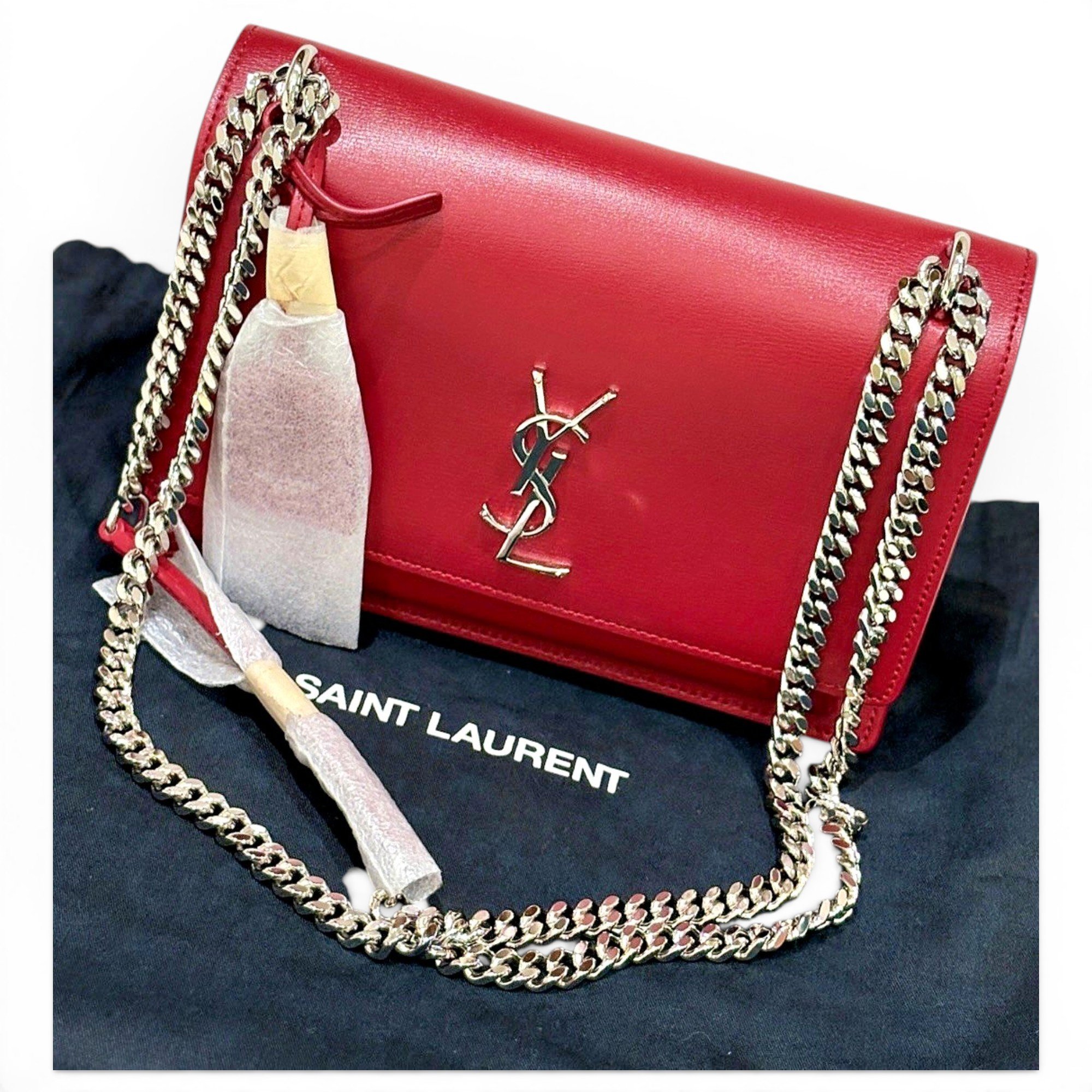Sunset leather handbag