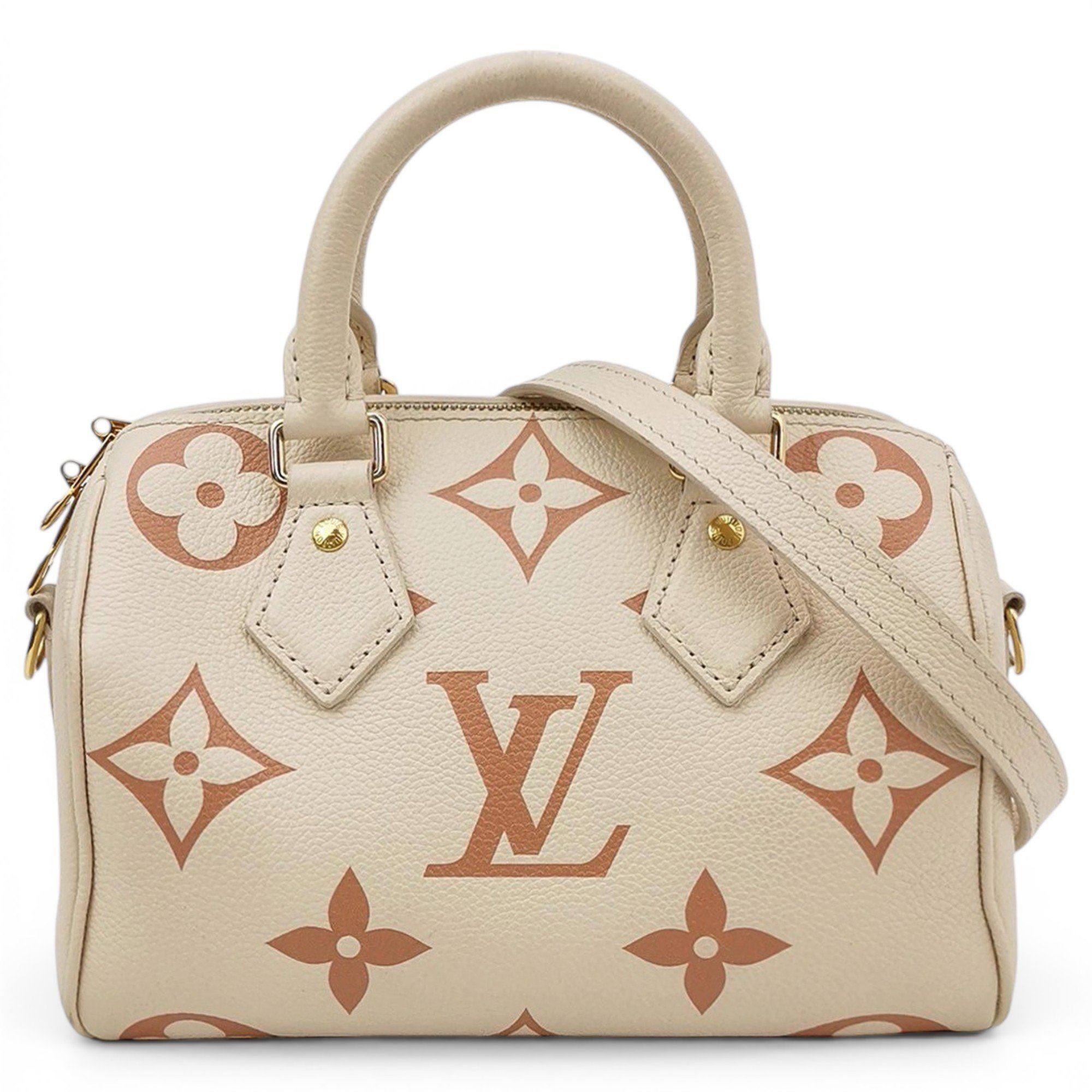 Speedy leather handbag
