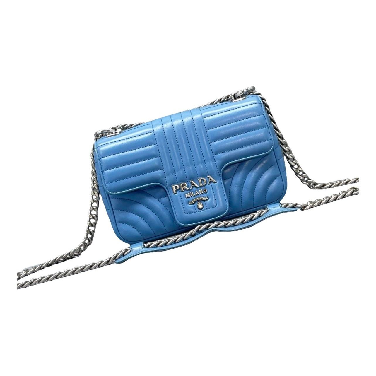 Diagramme leather handbag