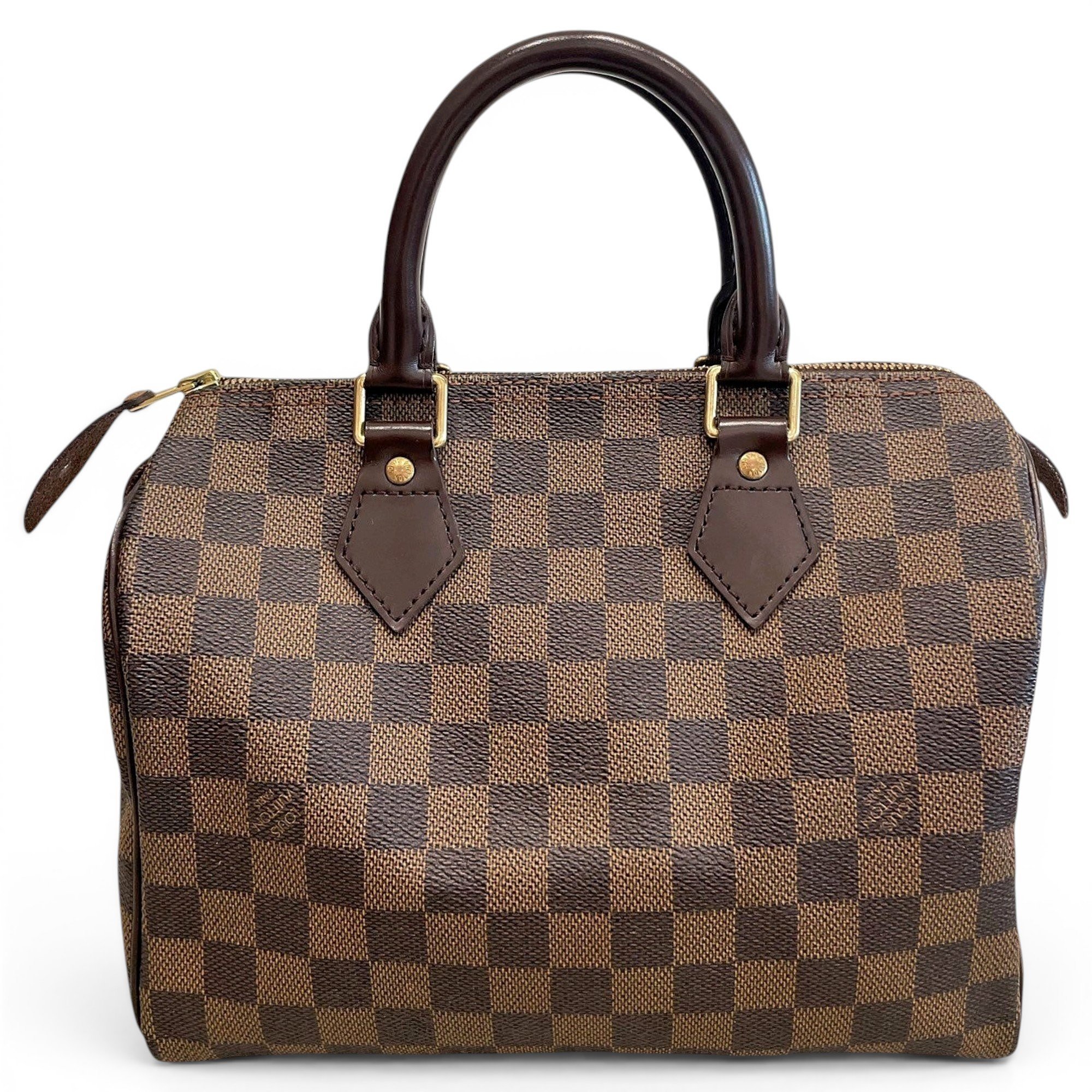 Speedy leather handbag